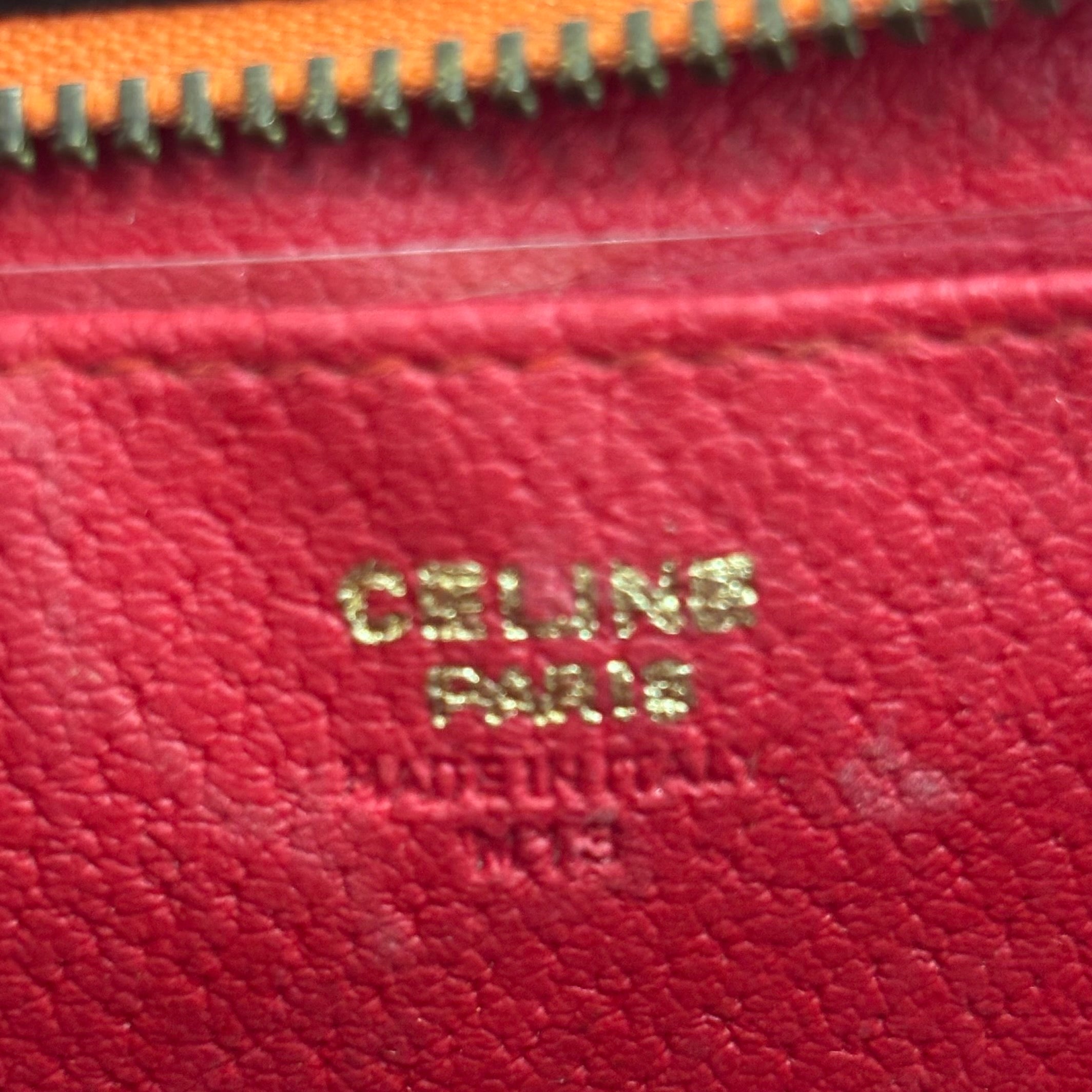 CELINE レザー ミニ2WAYバッグ