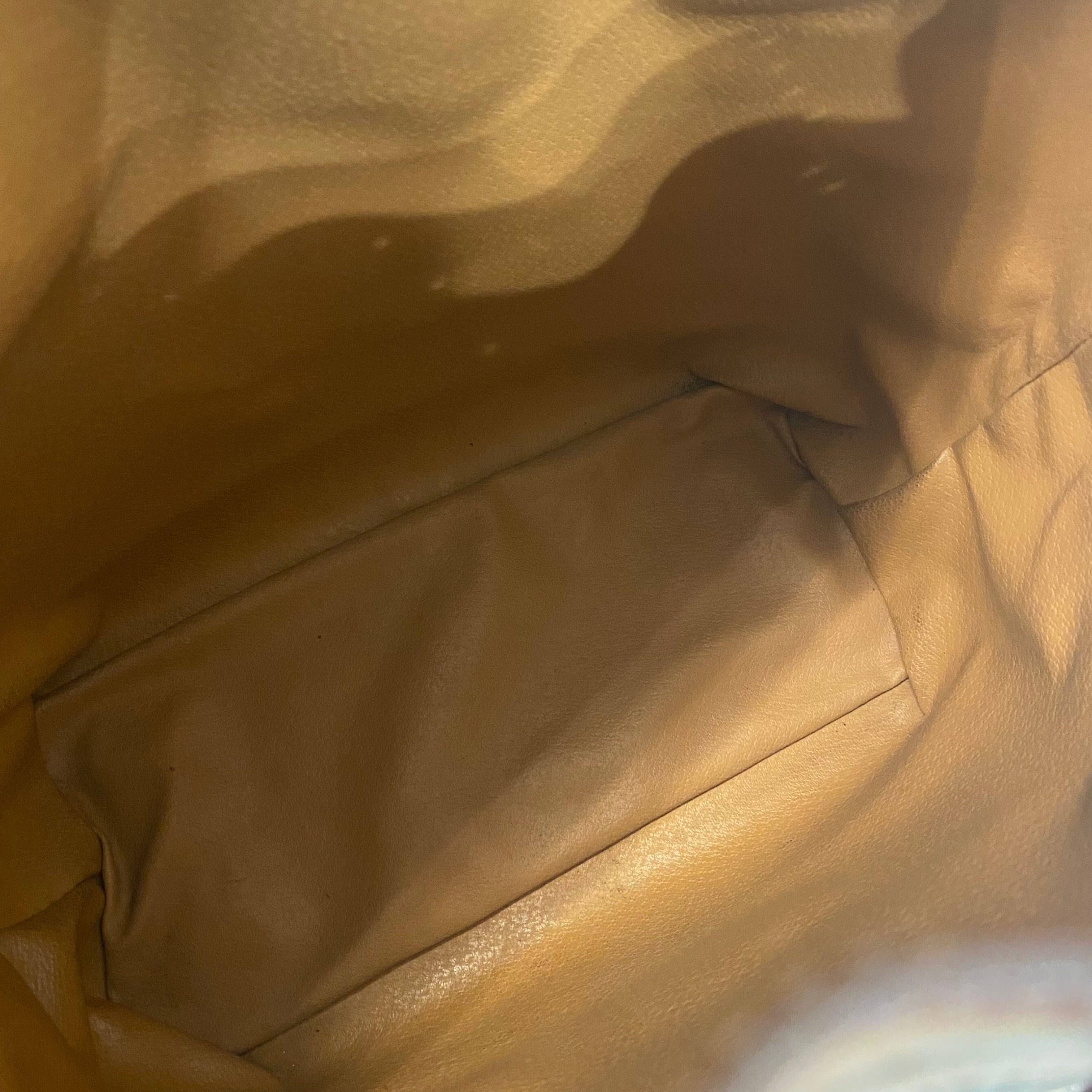 CELINE マカダム 巾着ショルダーバッグ