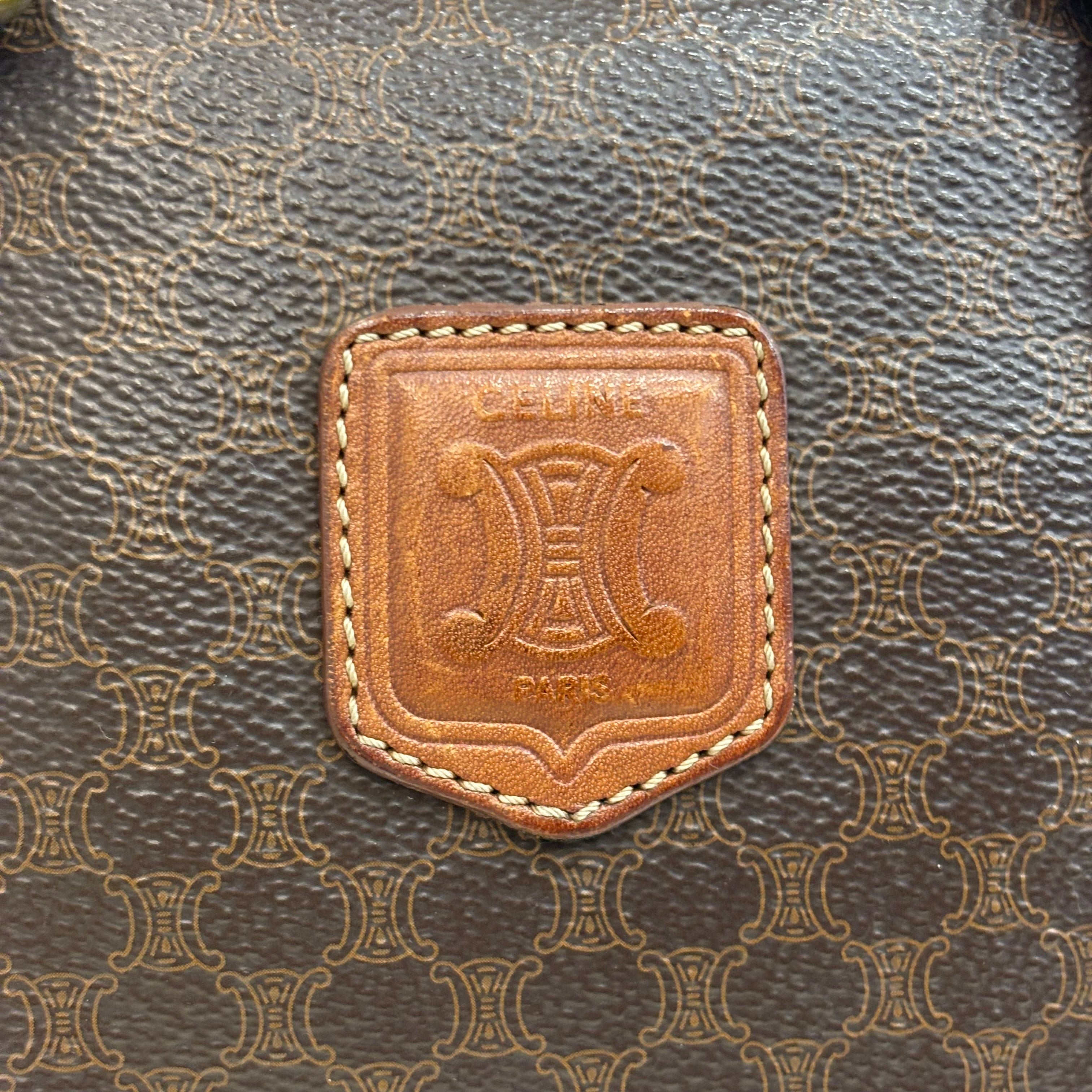 CELINE マカダム ボストンバッグ