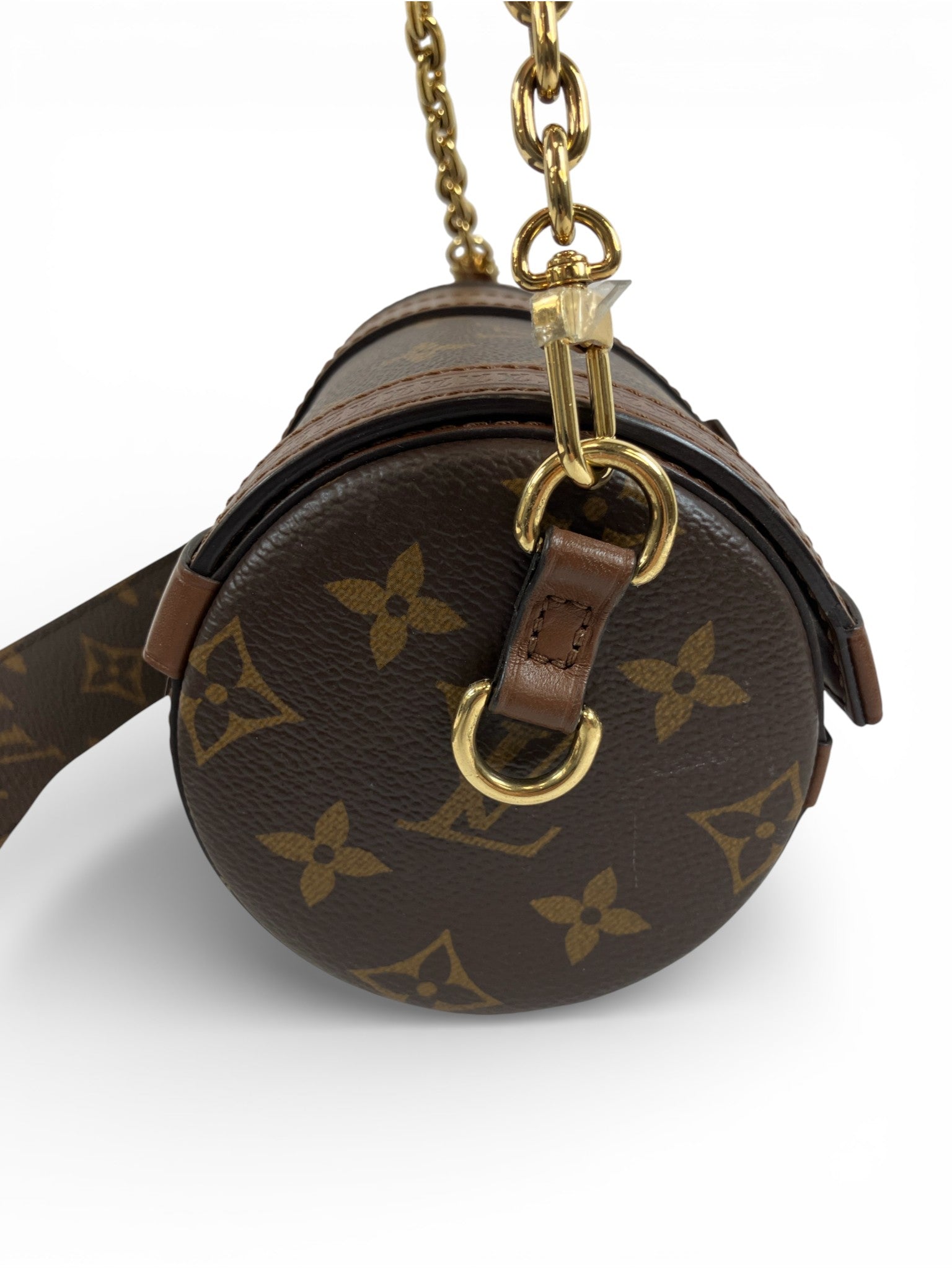LOUIS VUITTON パピヨン トランク ショルダーバッグ 2WAY PVCコーティング モノグラム M57835