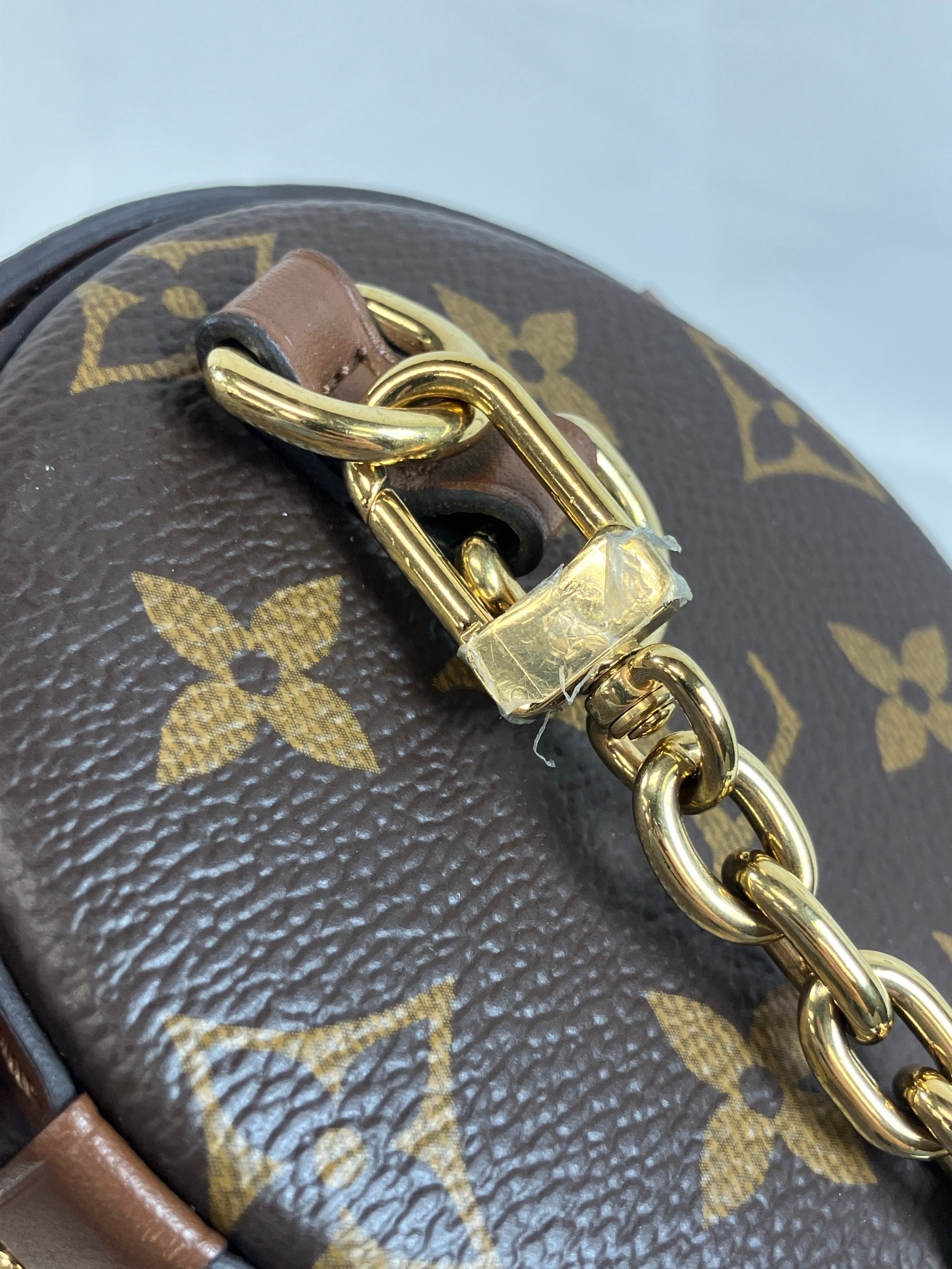 LOUIS VUITTON パピヨン トランク ショルダーバッグ 2WAY PVCコーティング モノグラム M57835
