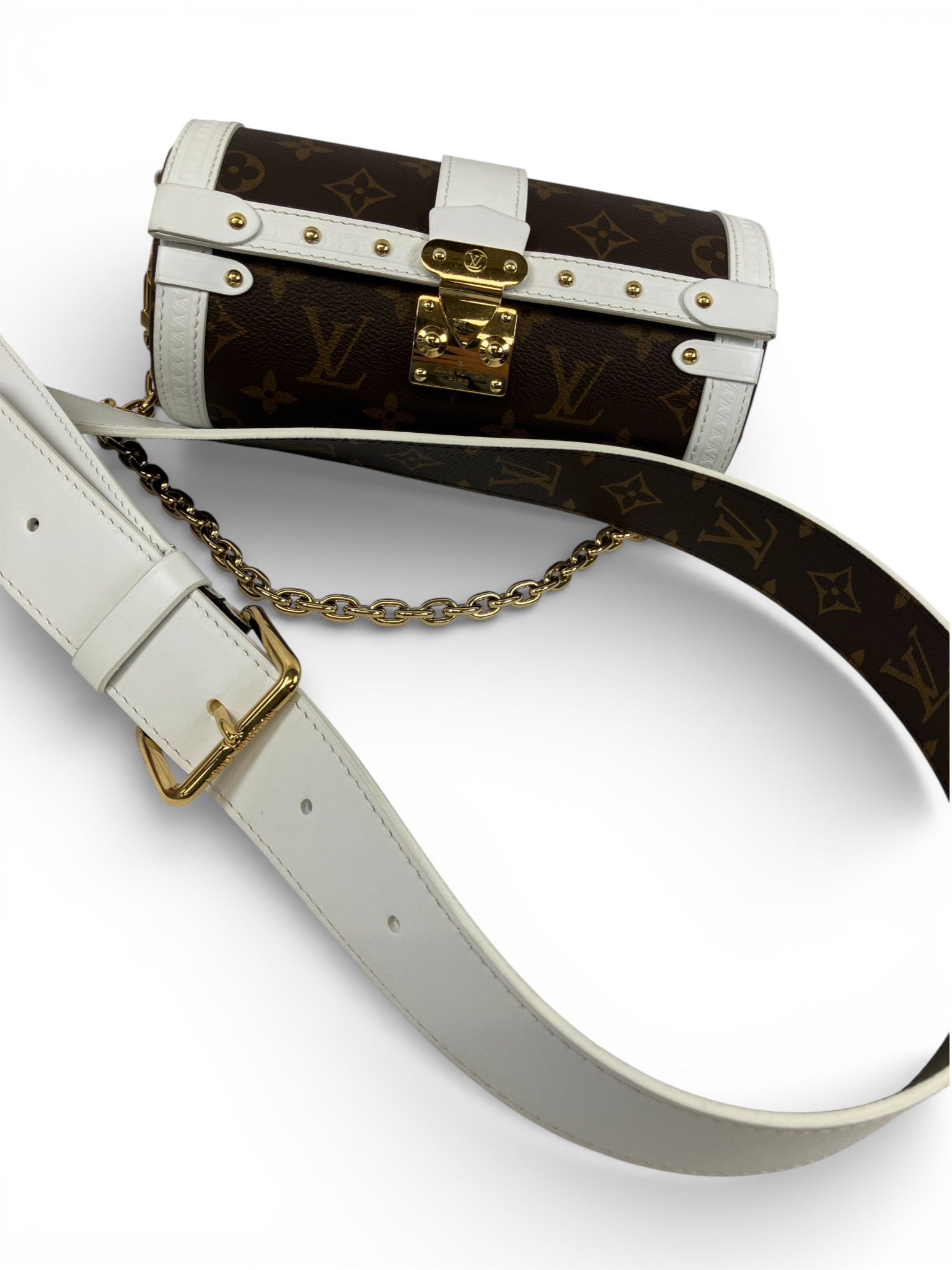 LOUIS VUITTON ルイヴィトン トランク 2WAY ショルダーバッグ M81485 モノグラム パピヨン