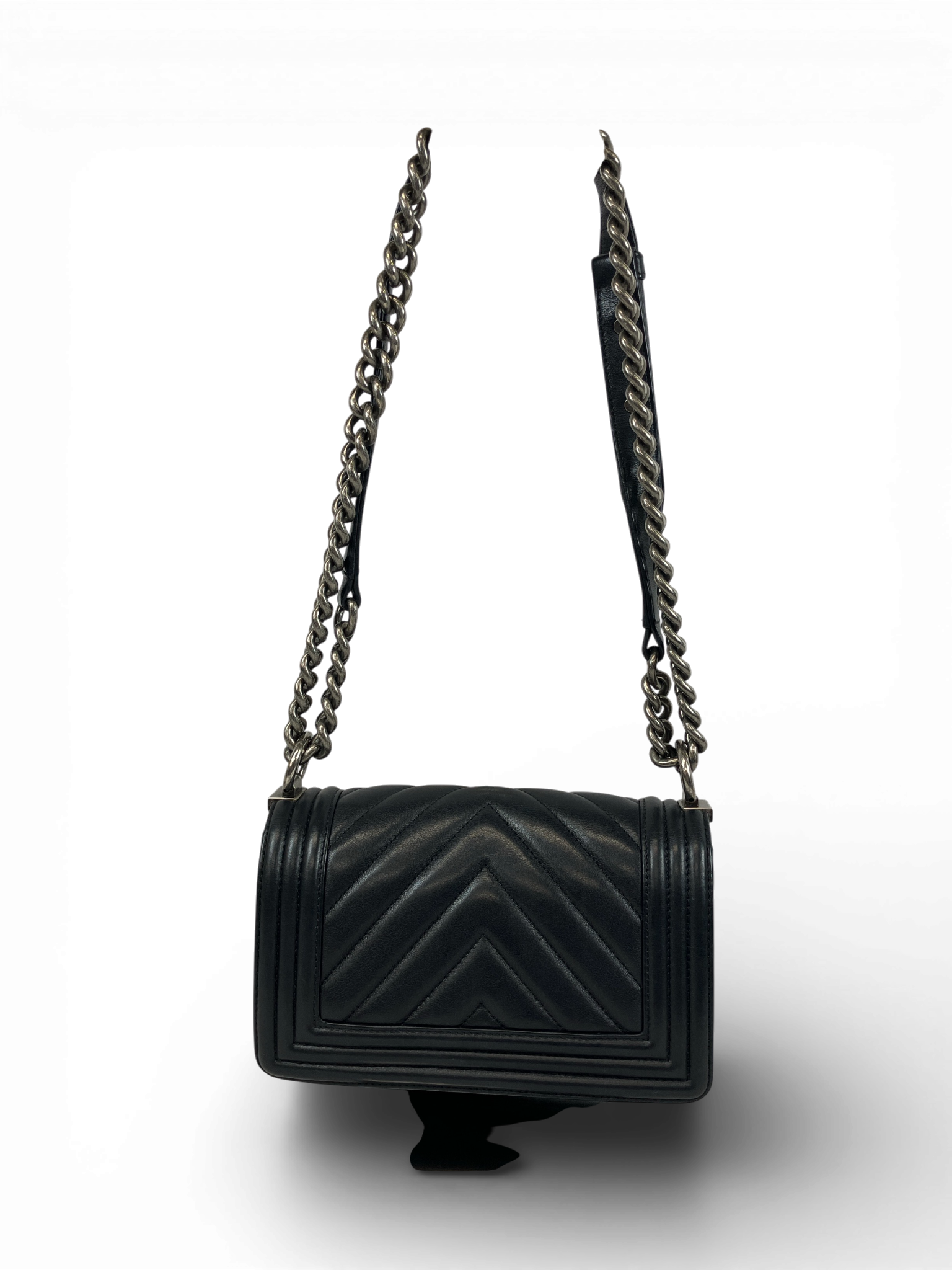 BOYCHANEL ボーイシャネル ショルダーバッグ キャビアスキン ココマーク チェーン