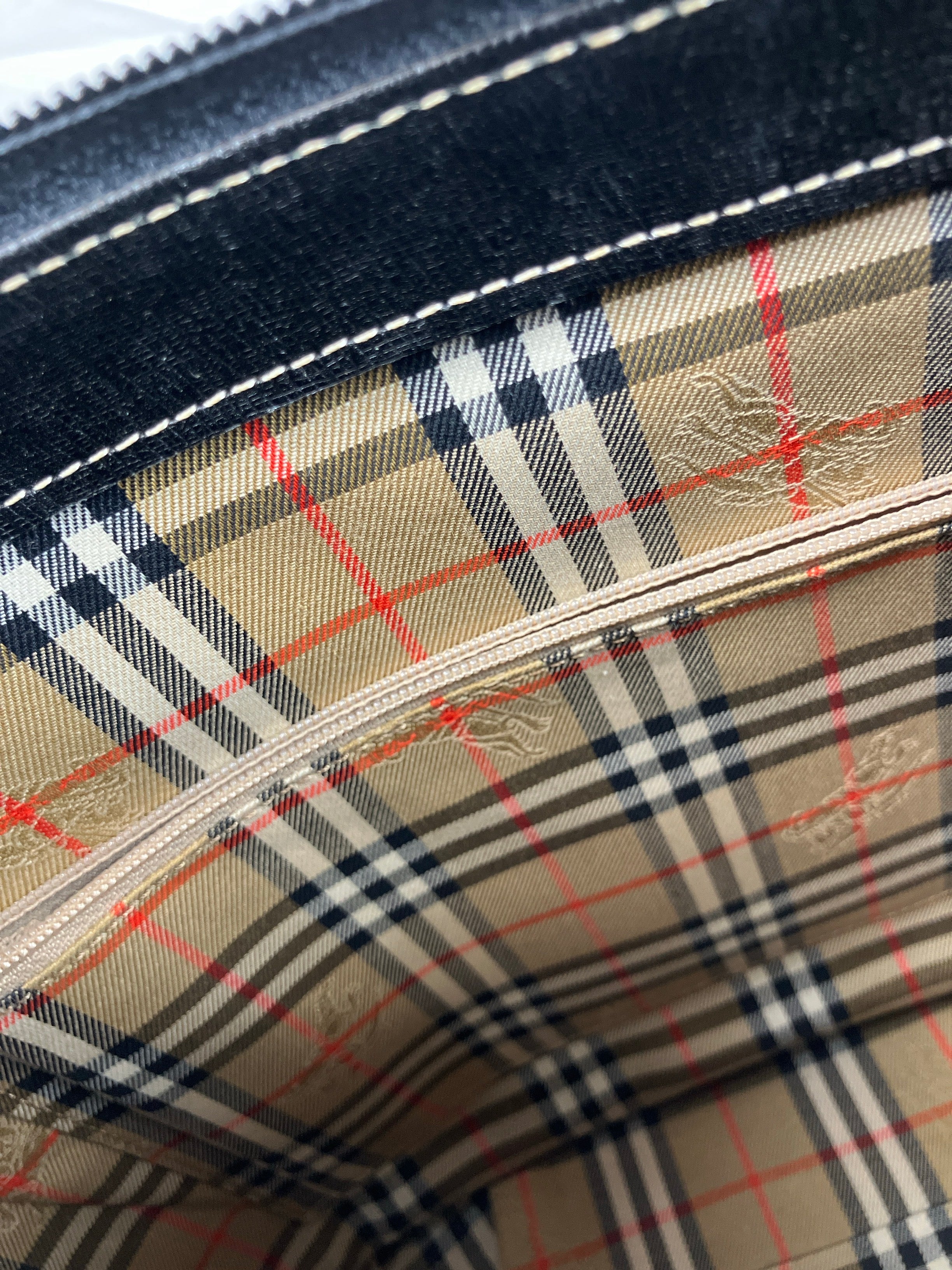 BURBERRY Vintage 90s トートバッグ ノバチェック セミショルダー