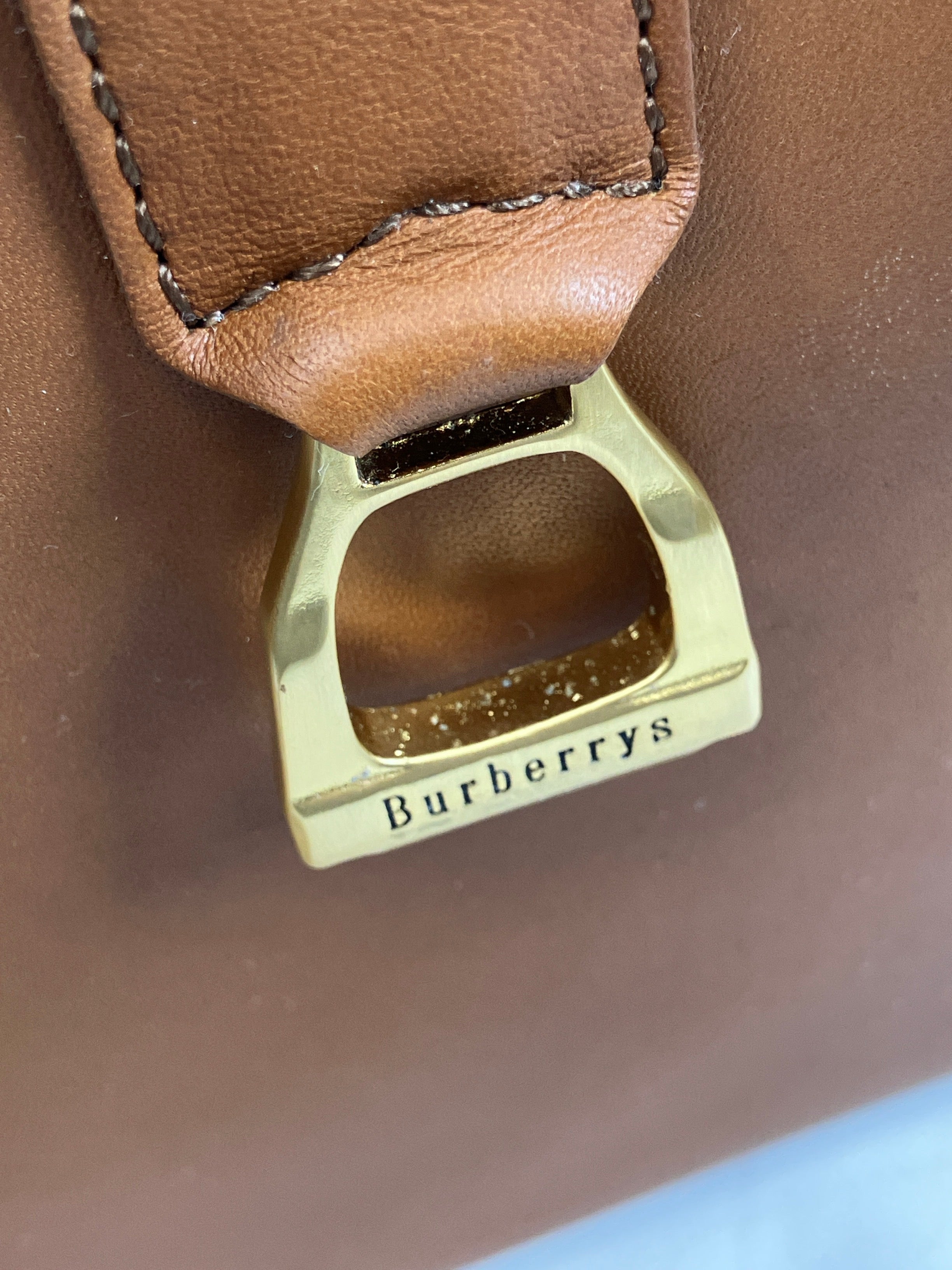 BURBERRY バーバリー ボストンバッグ ハンドバッグ ノバチェック キャメル