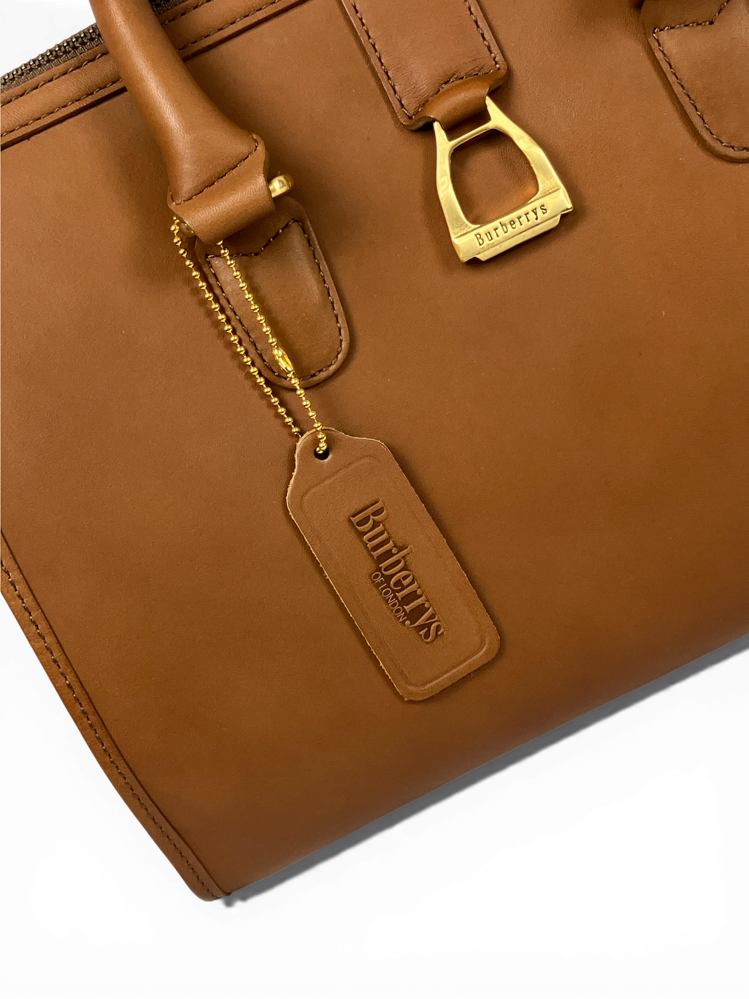 BURBERRY バーバリー ボストンバッグ ハンドバッグ ノバチェック キャメル