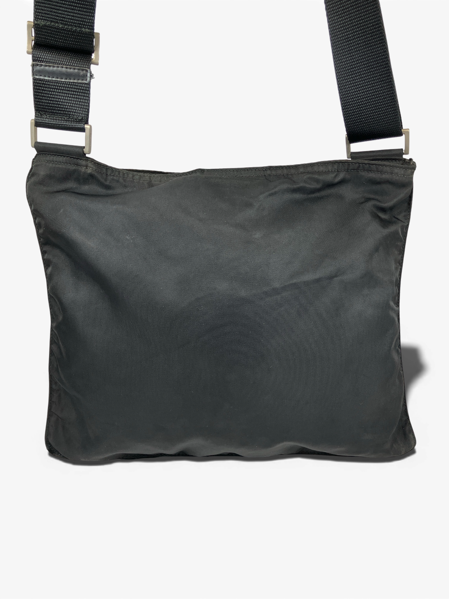 PRADA プラダ ショルダーバッグ テスート ブラック ナイロン 三角ロゴ