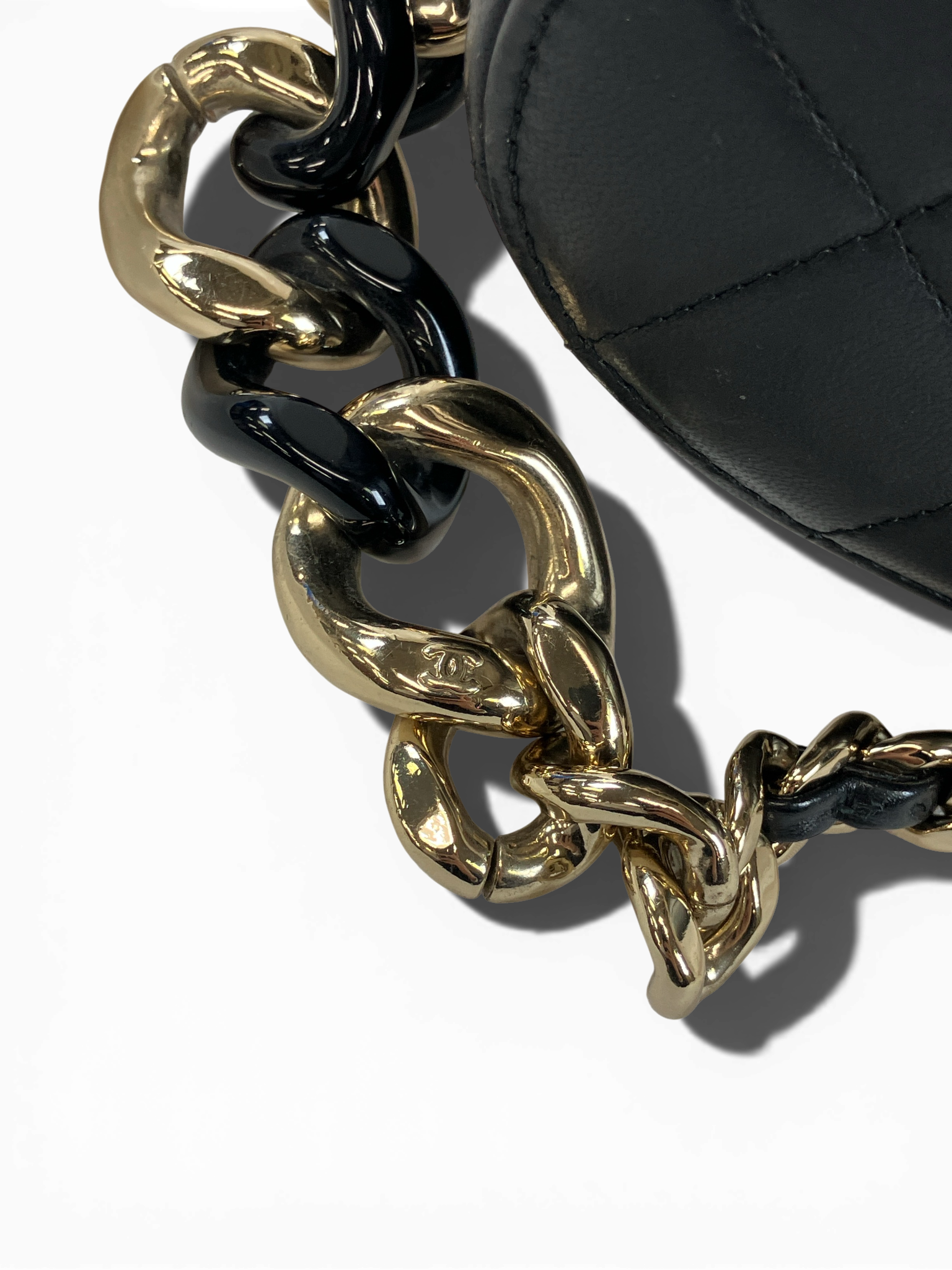 CHANEL シャネル チェーンショルダーバッグ バニティバッグ ラムスキン マトラッセ AS1355
