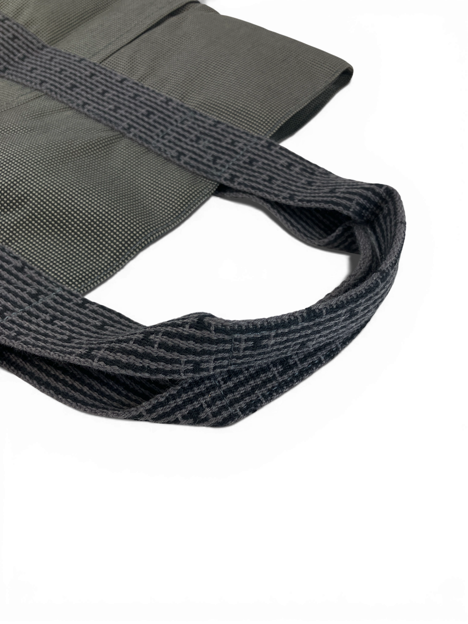 HERMES エルメス エールライン カバス グレー キャンバス トートバッグ