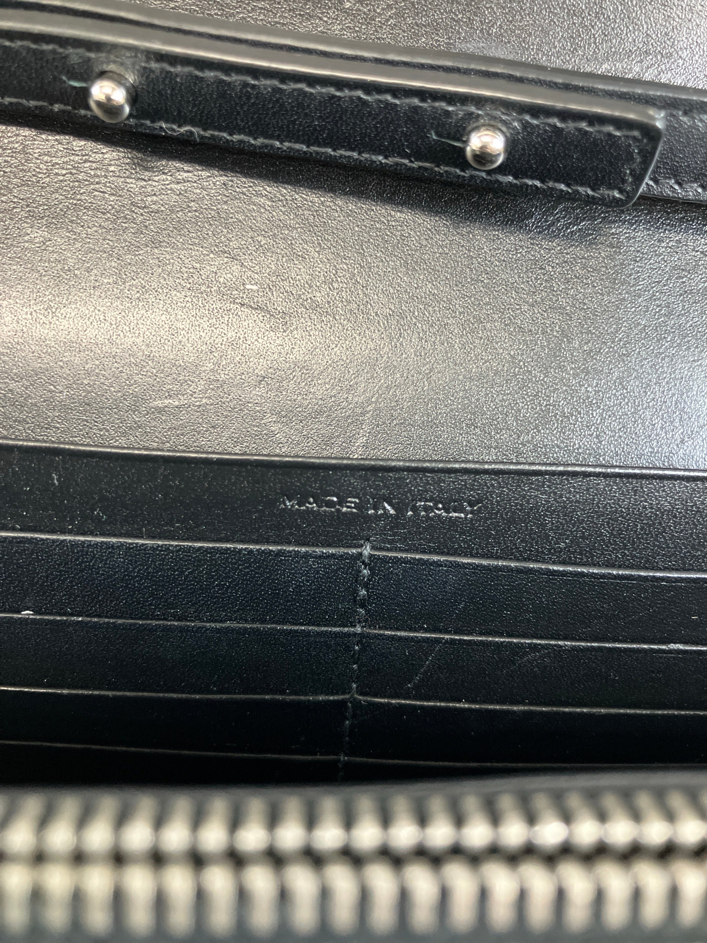 SAINT LAURENT サンローラン チェーンウォレット スター ブラック