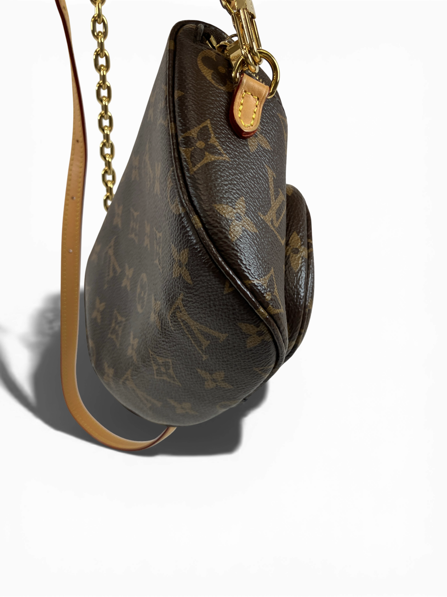 LOUIS VUITTON ミニ バムバッグ モノグラム ショルダーバッグ ブラウン M82335