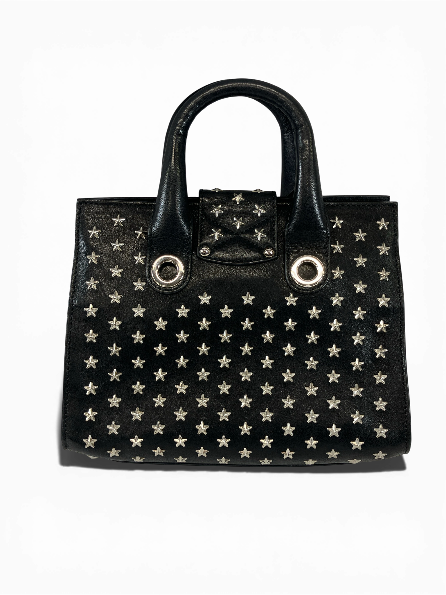 JIMMY CHOO ジミーチュウ 2way ハンドバッグ ショルダーバッグ スタッズ ブラック