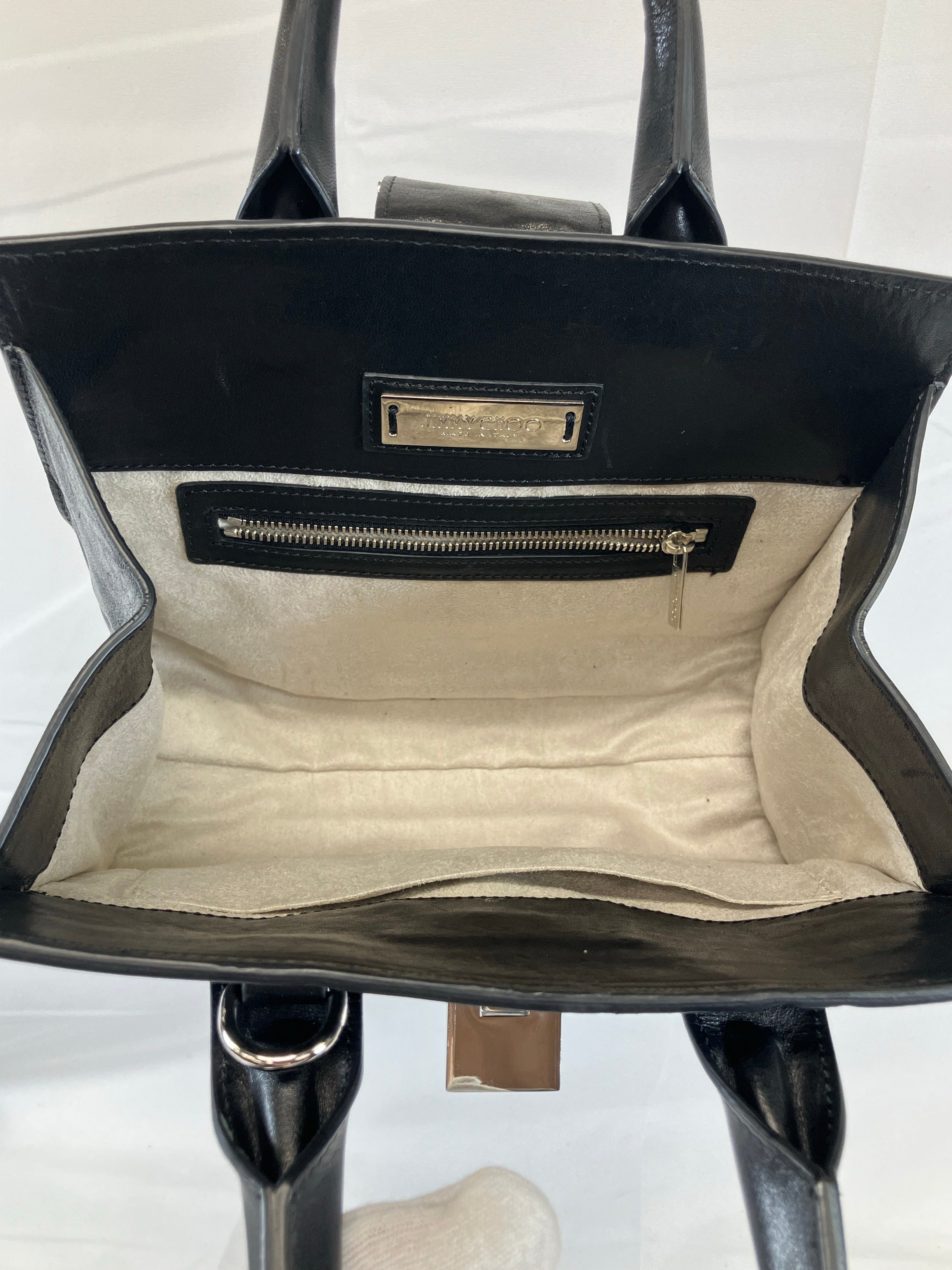 JIMMY CHOO ジミーチュウ 2way ハンドバッグ ショルダーバッグ スタッズ ブラック