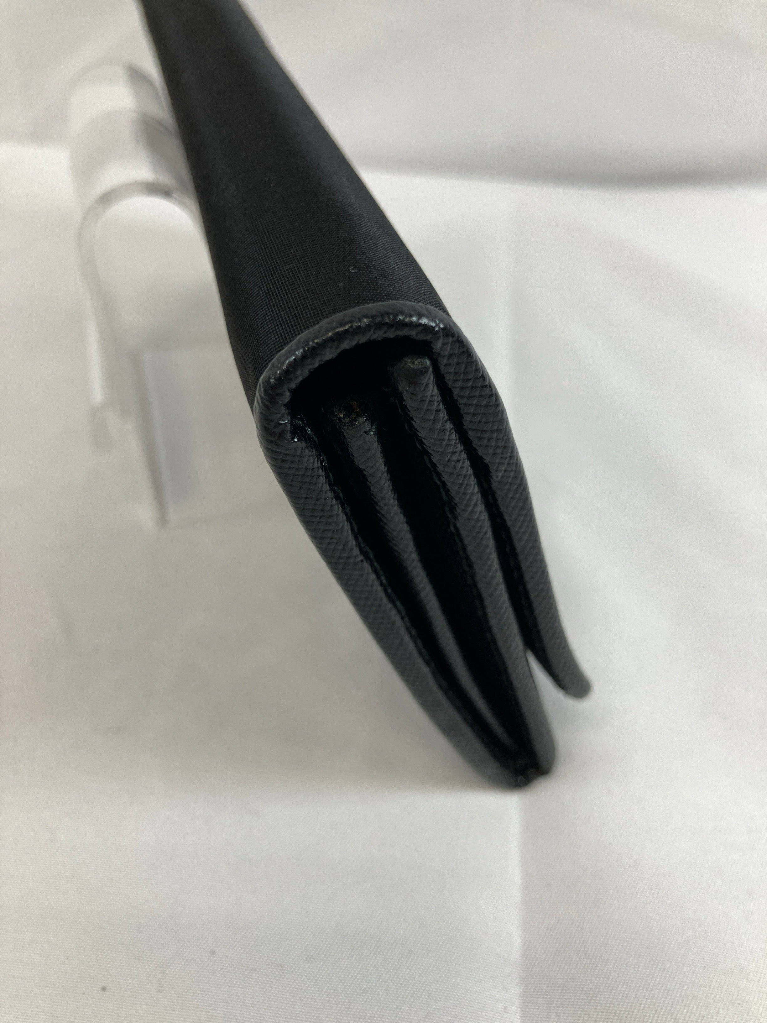 PRADA プラダ サフィアーノ トライアングル 長財布 ロングウォレット ブラック