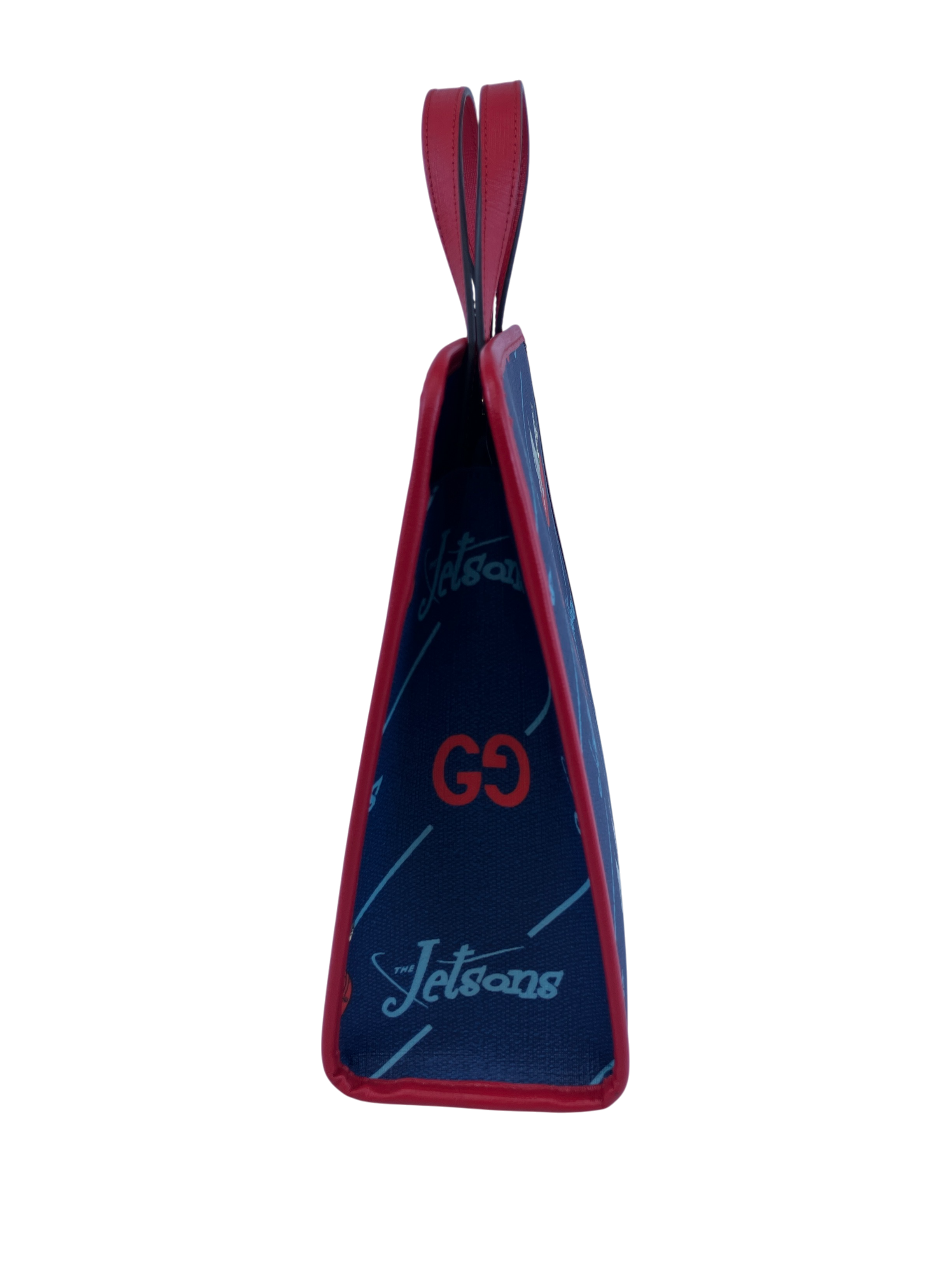 GUCCI グッチ チルドレンズ THE JETSONS ジェットソン ネイビー レッド トートバッグ ハンドバッグ 605614