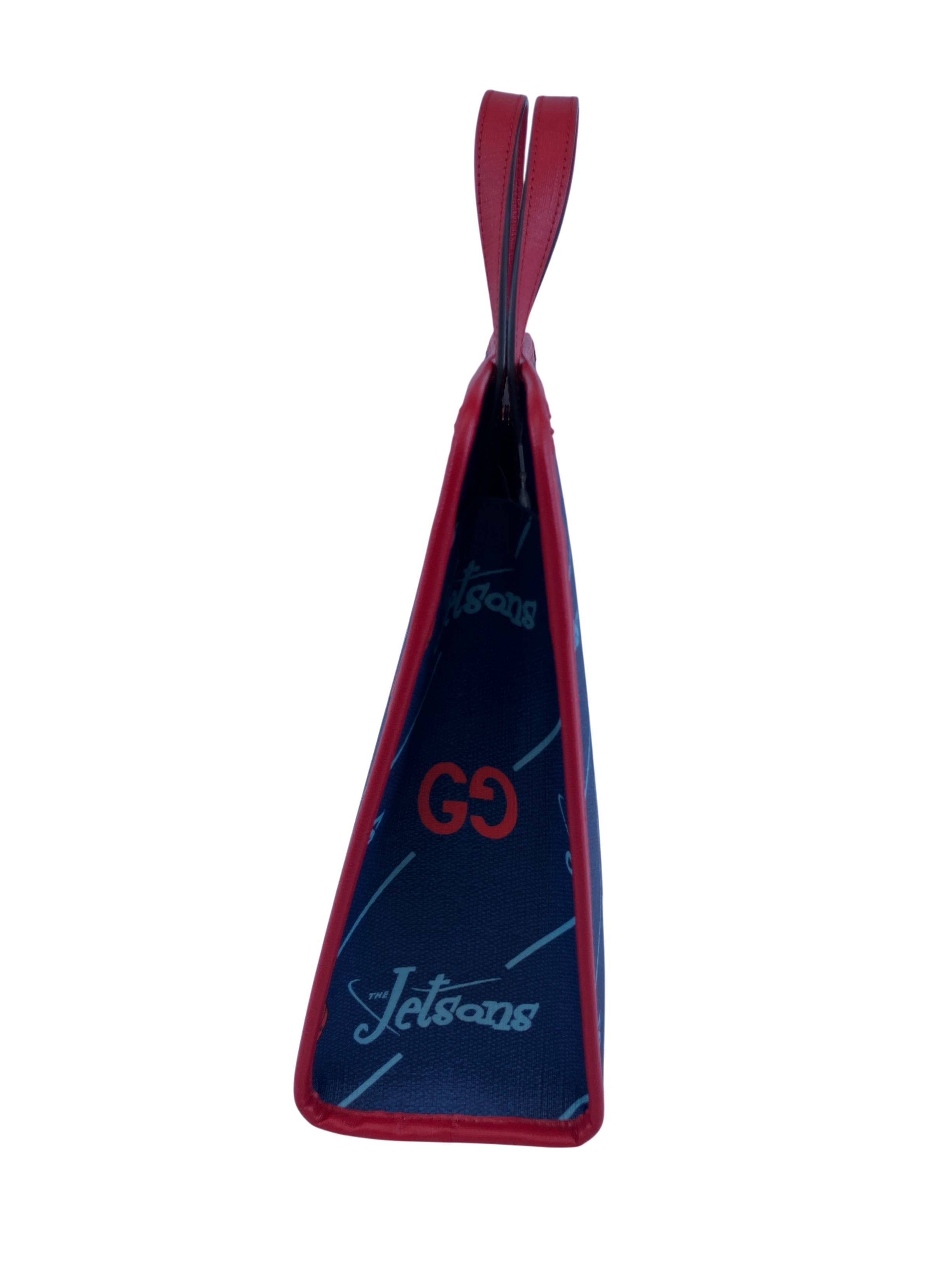 GUCCI グッチ チルドレンズ THE JETSONS ジェットソン ネイビー レッド トートバッグ ハンドバッグ 605614