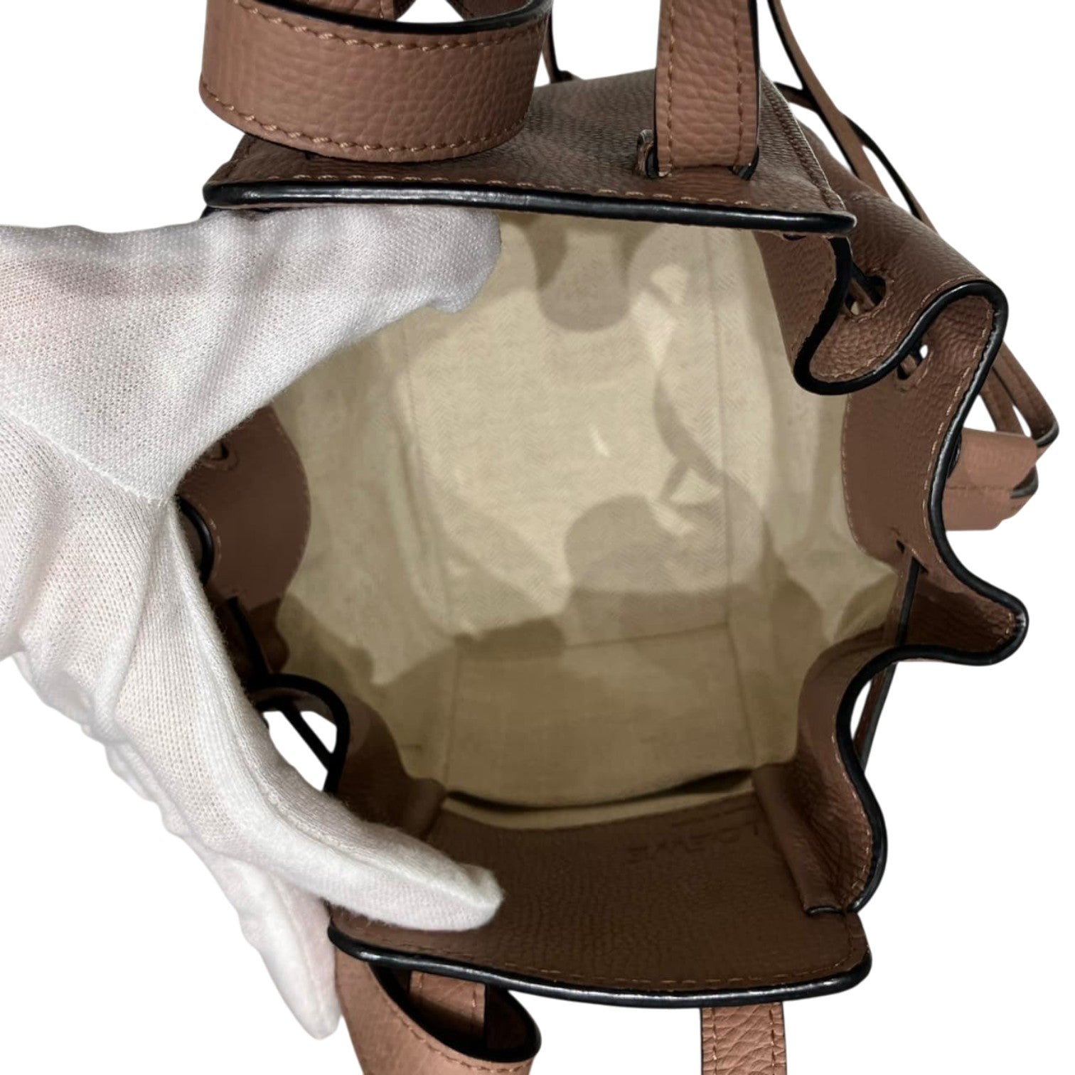 LOEWE ロエベ ハンモック ミニ ショルダーバッグ ハンドバッグ ドローストリングバッグ スモール 2way レザー レディース