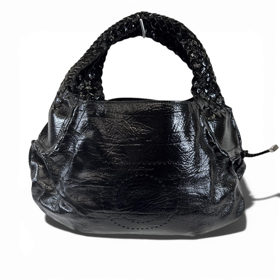 FERRAGAMO フェラガモ ハンドバッグ エナメル ガンチーニ