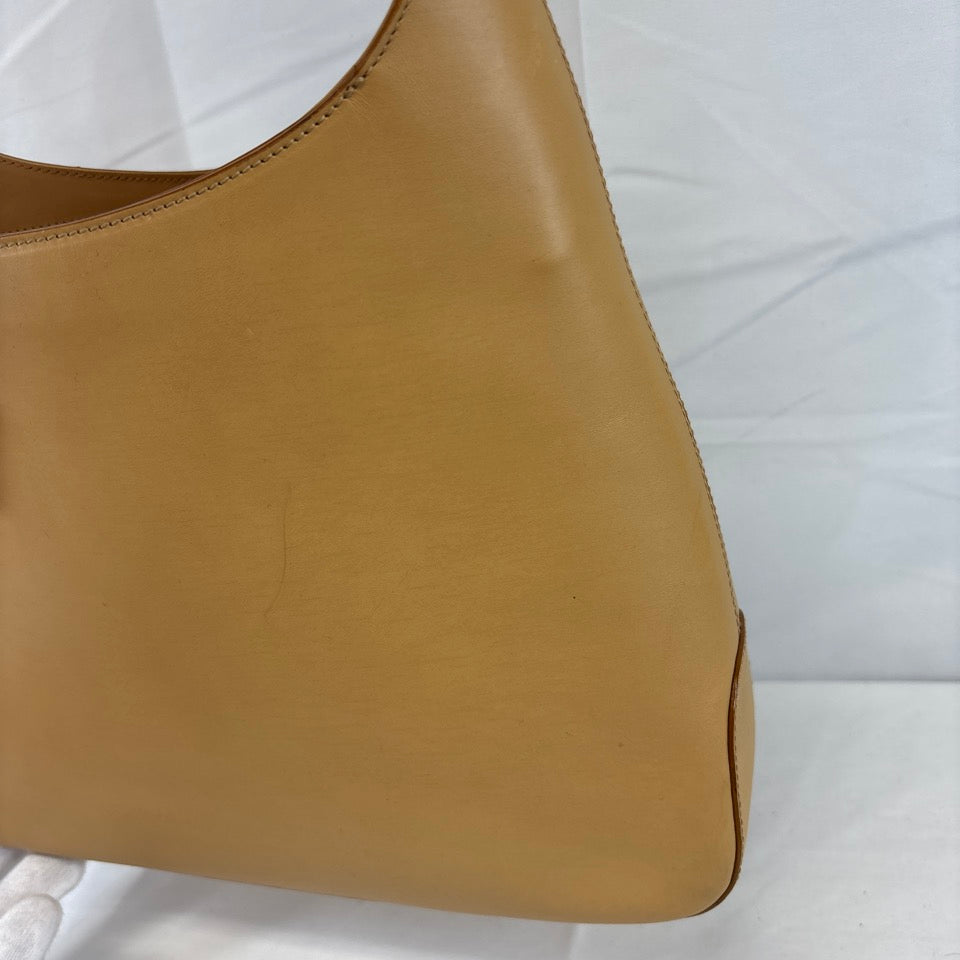 FERRAGAMO フェラガモ ショルダーバッグ ワンショルダー ガンチーニ ベージュ AQ-21 0169