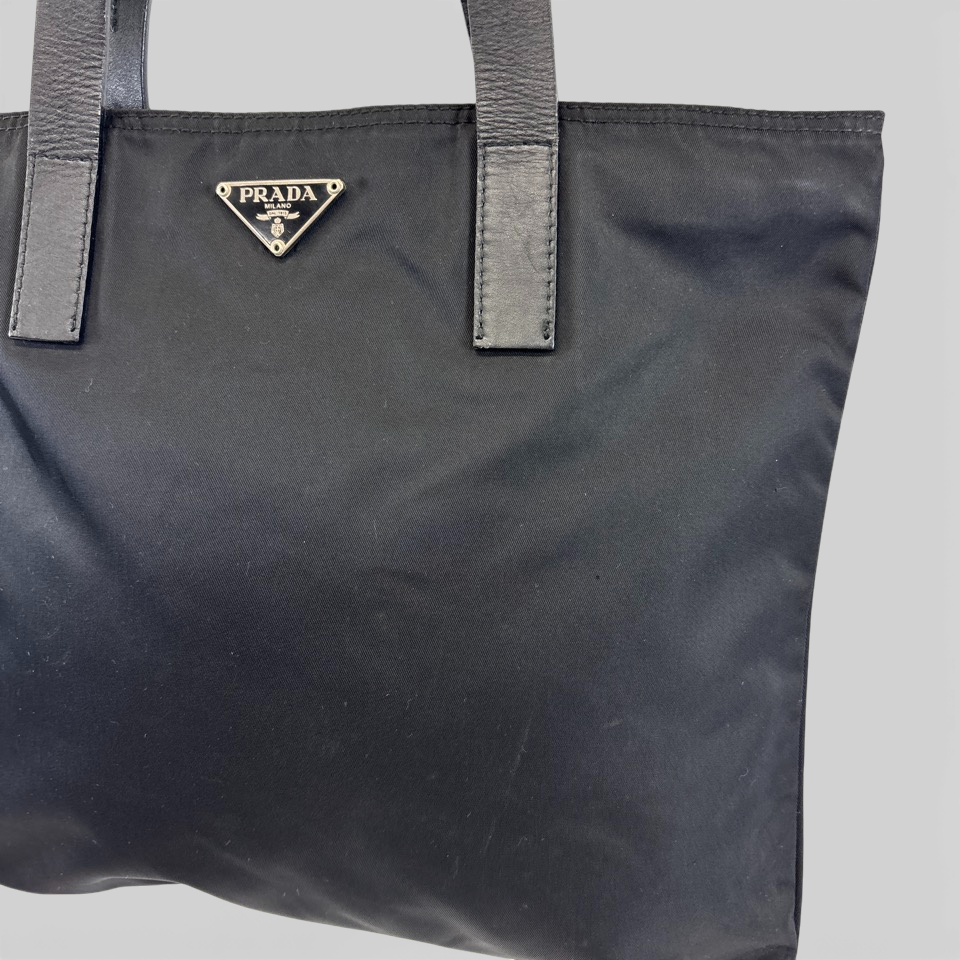 PRADA プラダ テスート ハンドバッグ 三角ロゴ ナイロン