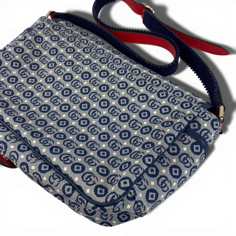 GUCCI CHILDRENS チルドレンズ ショルダーバッグ メッセンジャーバッグ GGキャンバス スター 星 総柄 664143