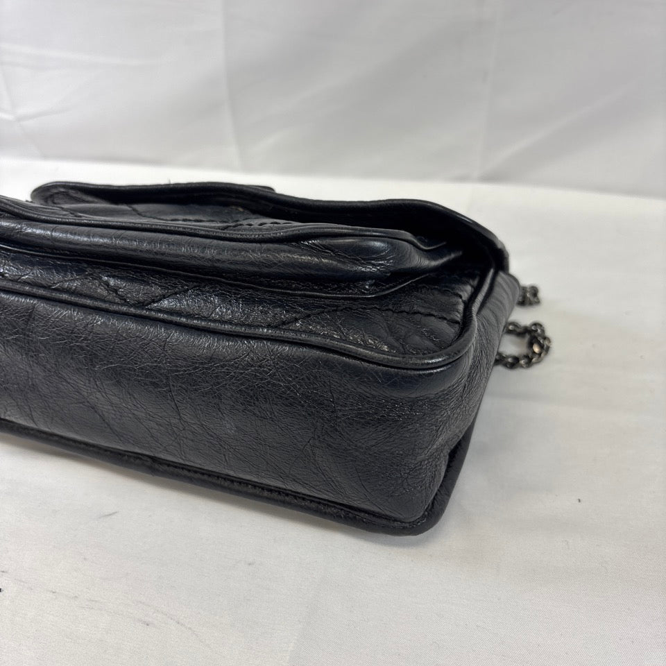 YVES SAINT LAURENT YSL ニキ ベイビー ベビー チェーン ショルダーバッグ ブラック