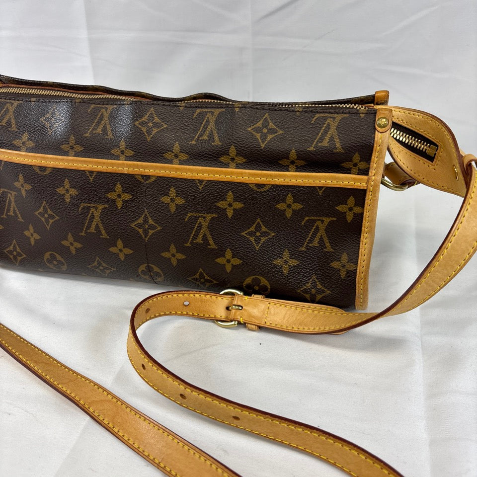 LOUIS VUITTON ルイヴィトン ポパンクールロン モノグラム ショルダーバッグ クロスボディ ブラウン M40008