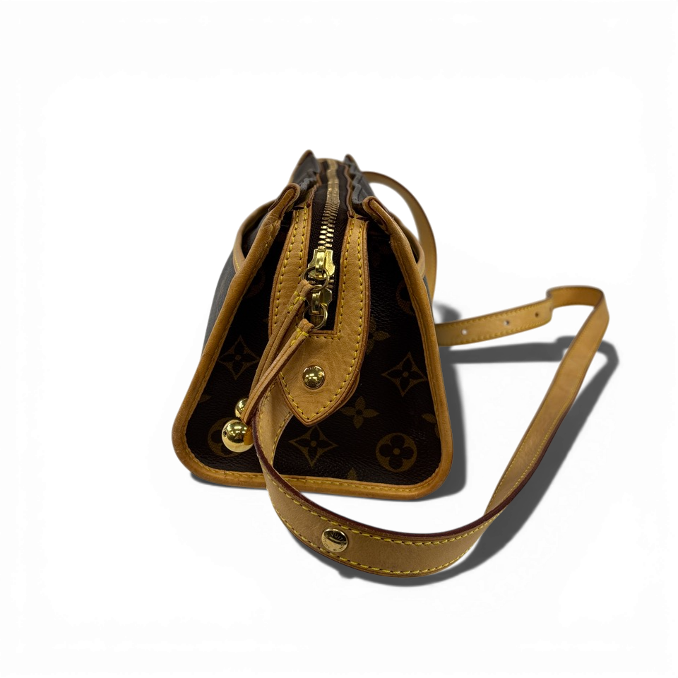 LOUIS VUITTON ルイヴィトン ポパンクールロン モノグラム ショルダーバッグ クロスボディ ブラウン M40008