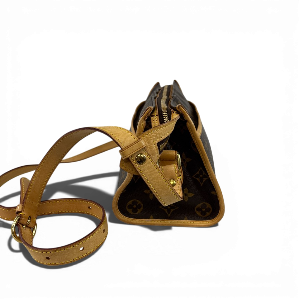 LOUIS VUITTON ルイヴィトン ポパンクールロン モノグラム ショルダーバッグ クロスボディ ブラウン M40008