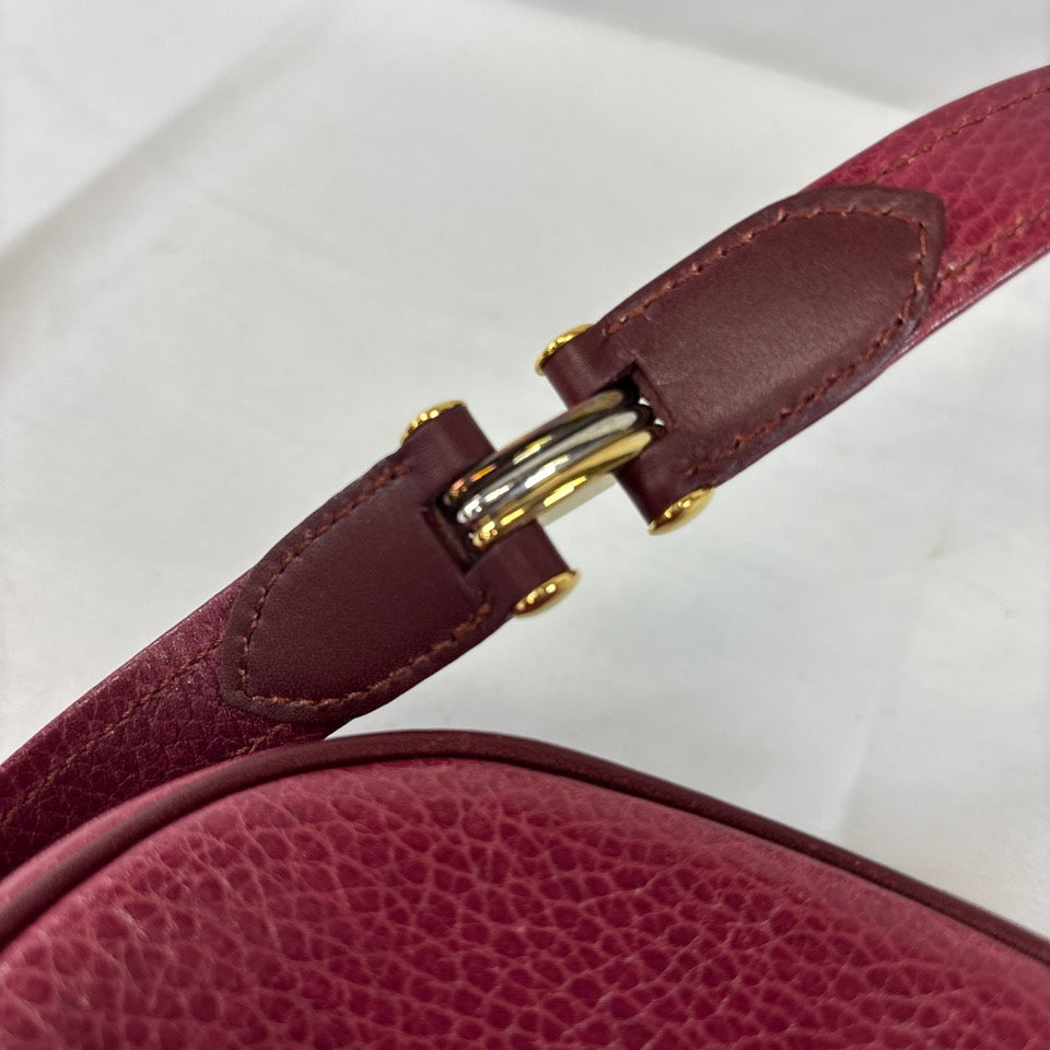 Cartier カルティエ マストライン ショルダーバッグ ボルドー