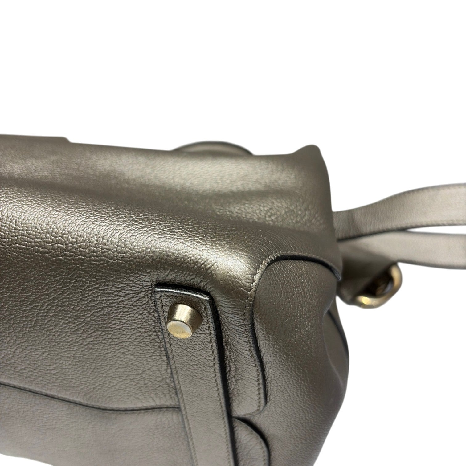 Christian Dior クリスチャンディオール オープンバー 2way ハンドバッグ ショルダーバッグ ゴールド ゴールド金具 ロゴ チャーム レディース