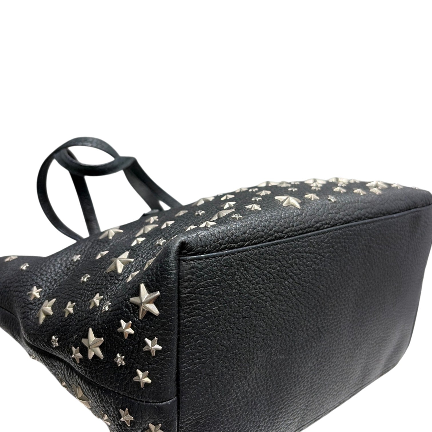 JIMMY CHOO ジミーチュウ ハンドバッグ スタースタッズ ブラック ゴールド シルバー レディース メンズ