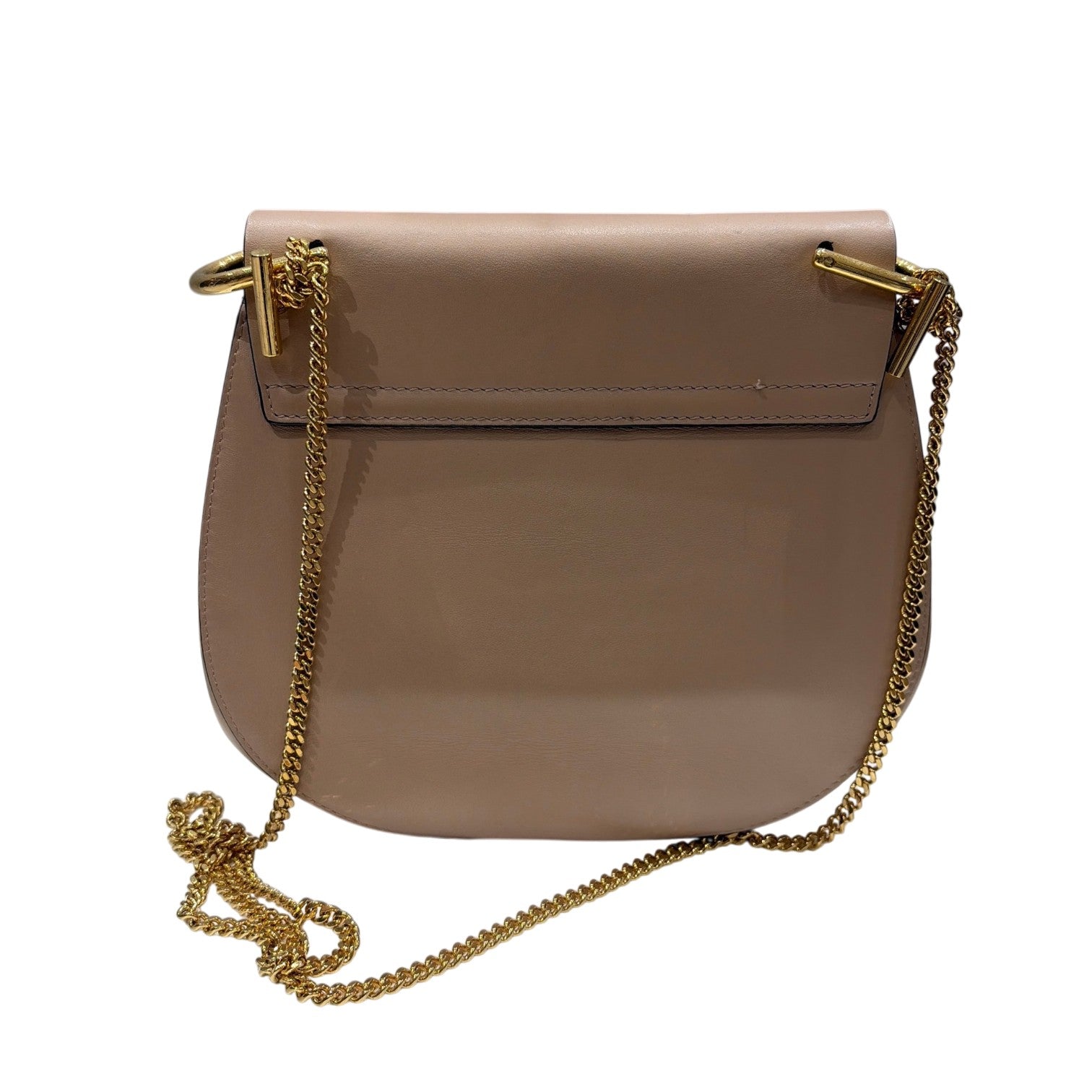 Chloe クロエ チェーン ショルダーバッグ ドリュー レッド ベージュ パイソン レザー レディース