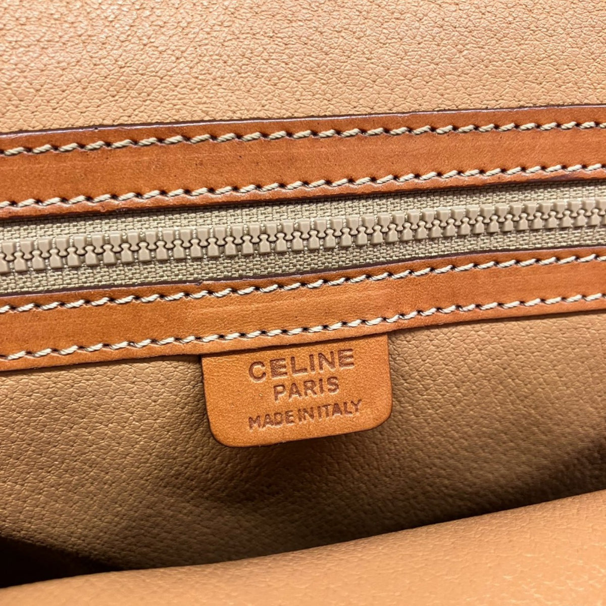 CELINE セリーヌ ハンドバッグ ショルダーバッグ 2way マカダム ブラウン レザー PVC レディース