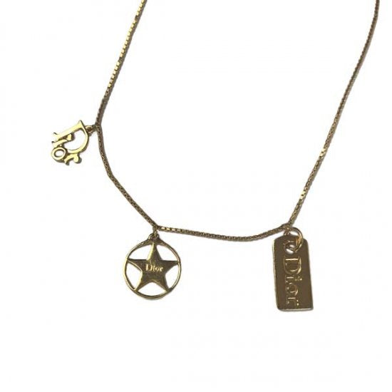 Dior ディオール ロゴ 星 ネックレス