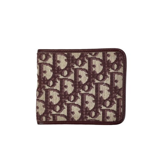 Dior ディオール トロッター キャンバス/レザー 二つ折り財布