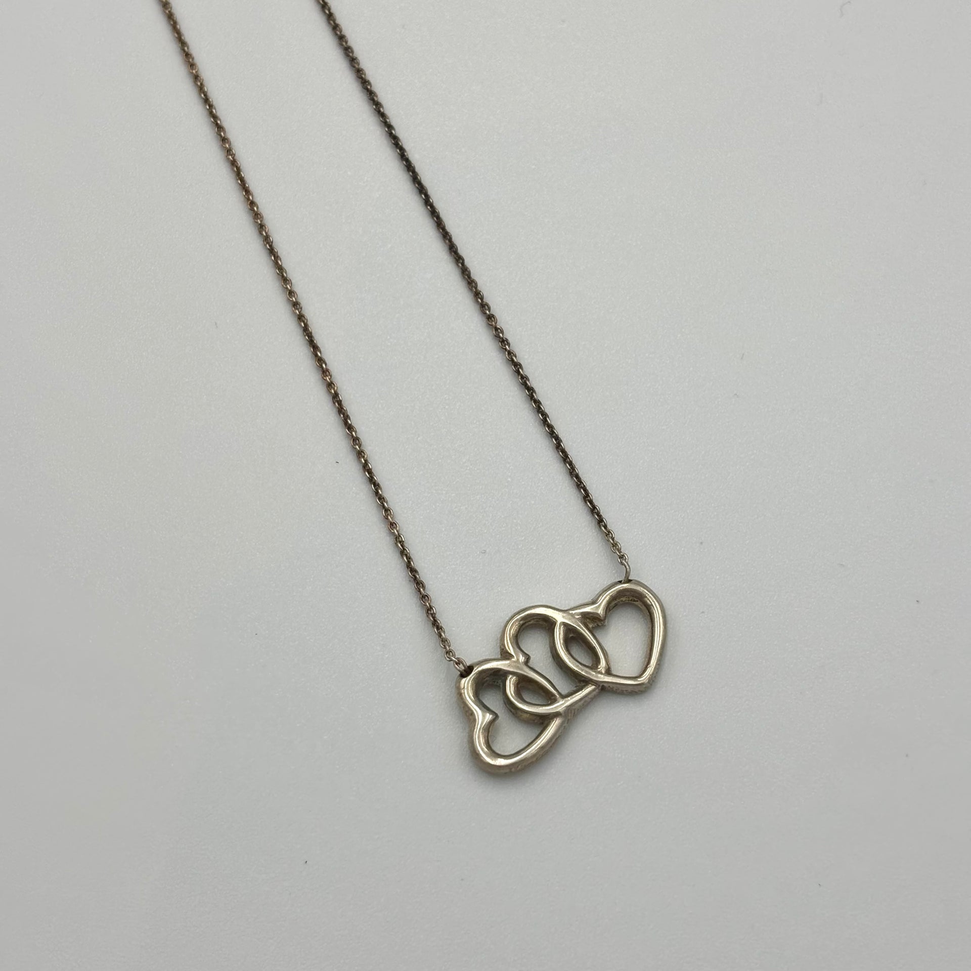 Tiffany&Co. トリプルオープンハート ネックレス