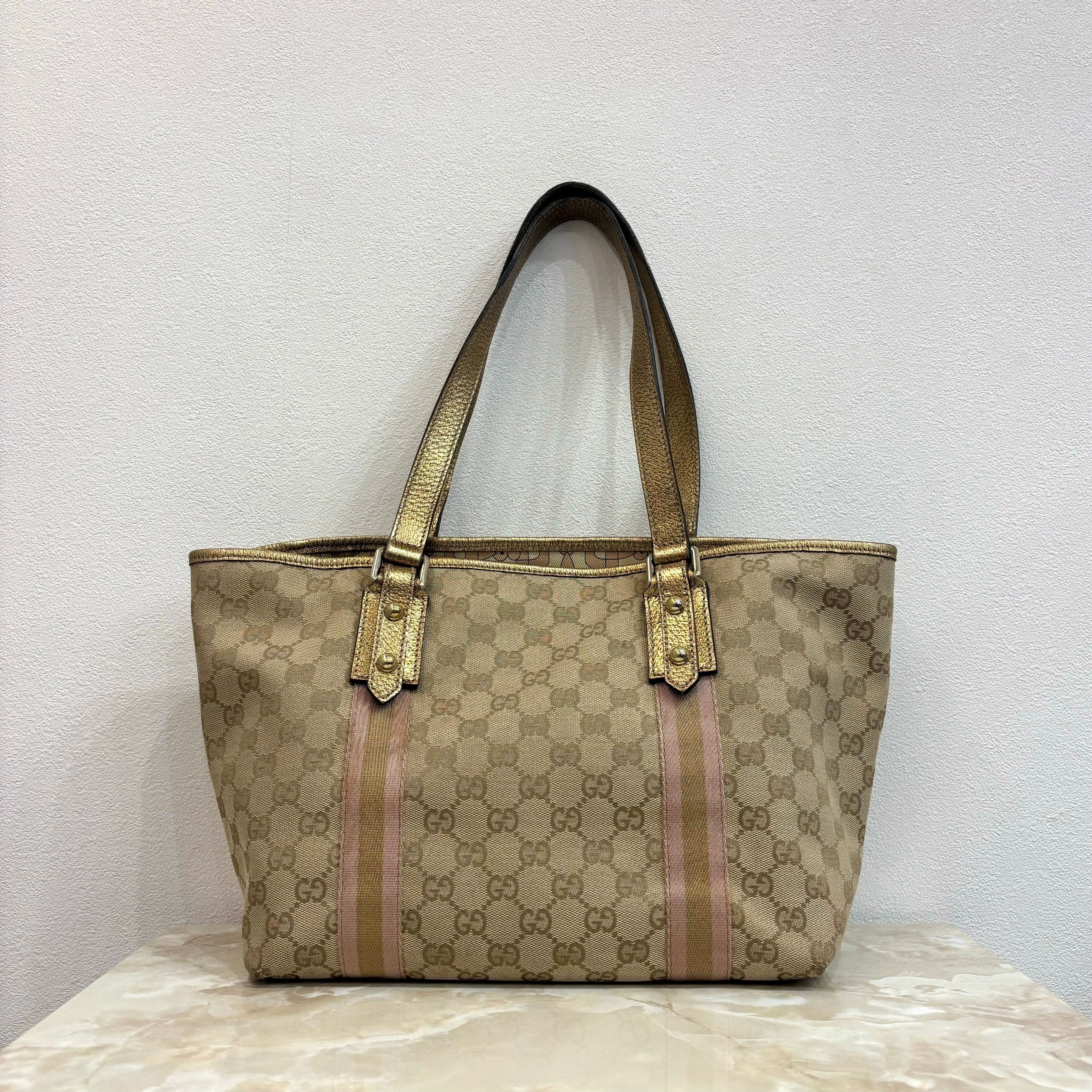 GUCCI GGキャンバス トートバッグ