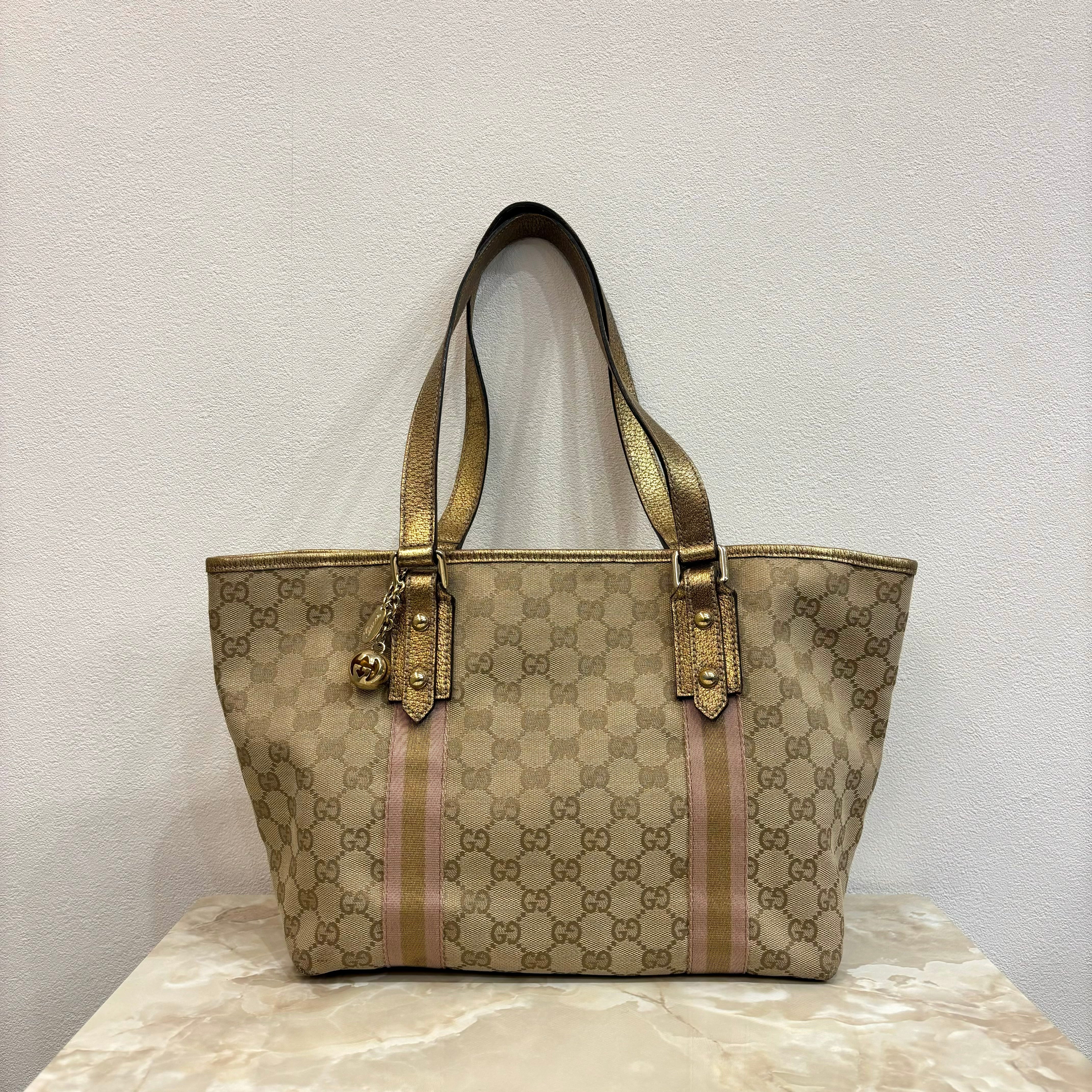 GUCCI GGキャンバス トートバッグ