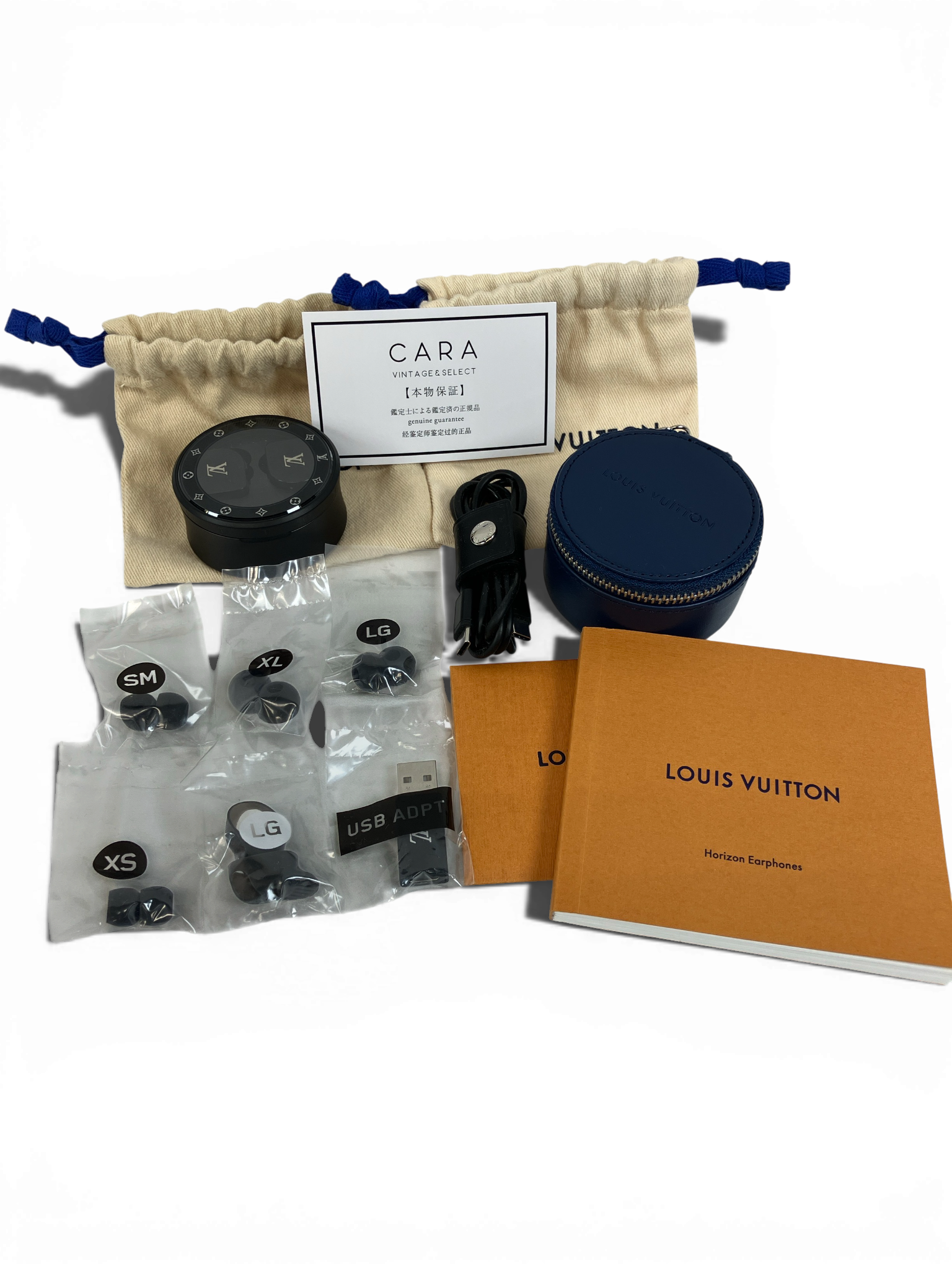 LOUIS VUITTON ルイヴィトン ホライゾン ブラック モノグラム イヤホン