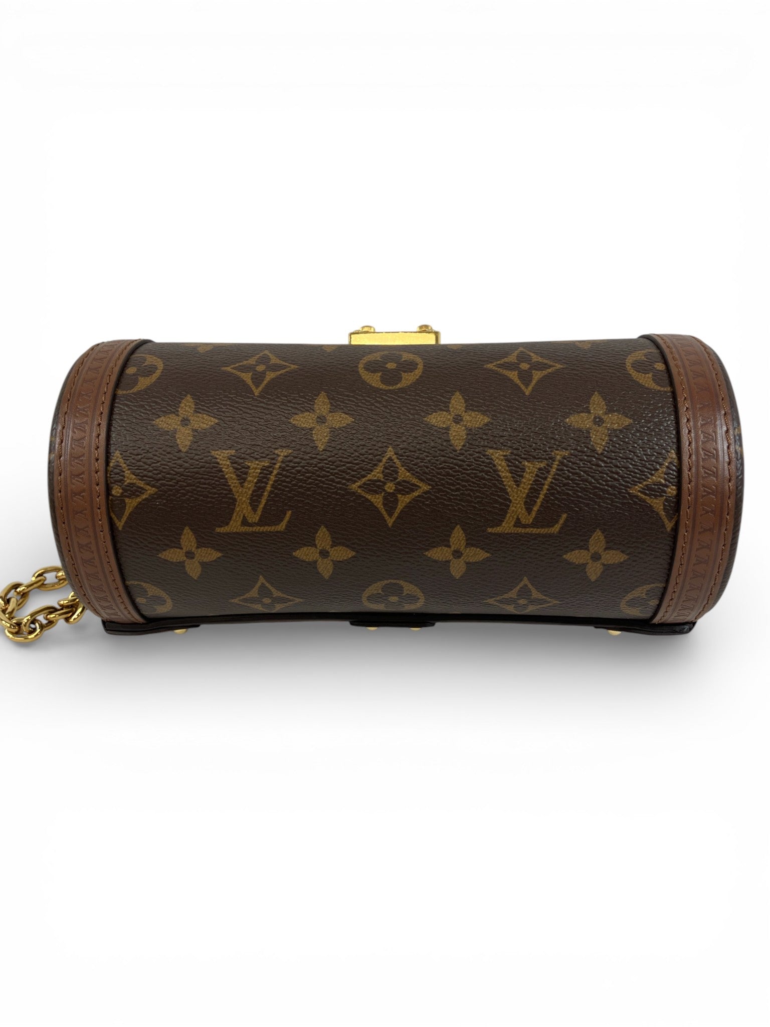LOUIS VUITTON　パピヨン　トランク　ショルダーバッグ　2WAY　PVCコーティング　モノグラム　M57835
