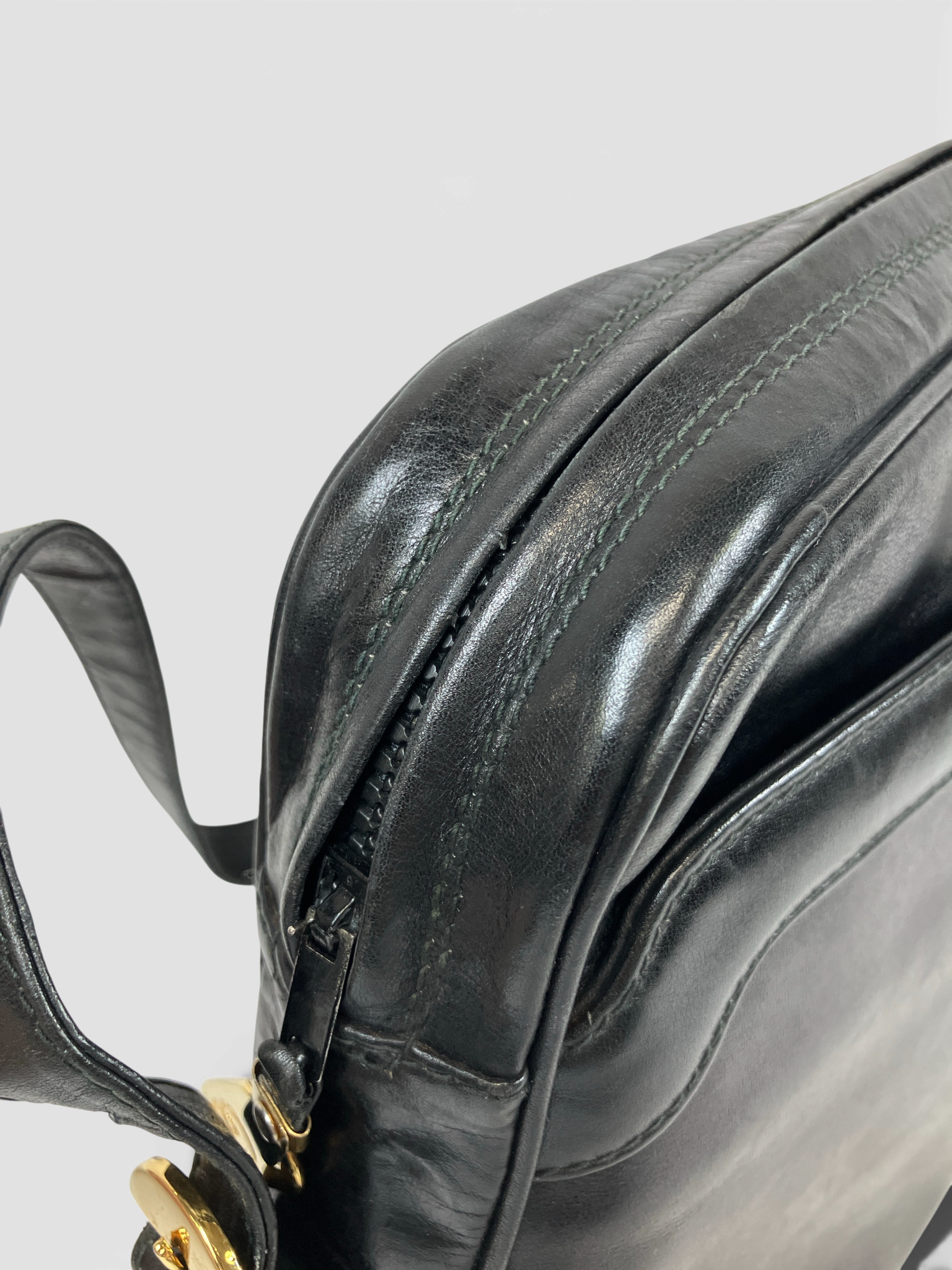 OLD GUCCI オールドグッチ ショルダーバッグ ブラック タッセル