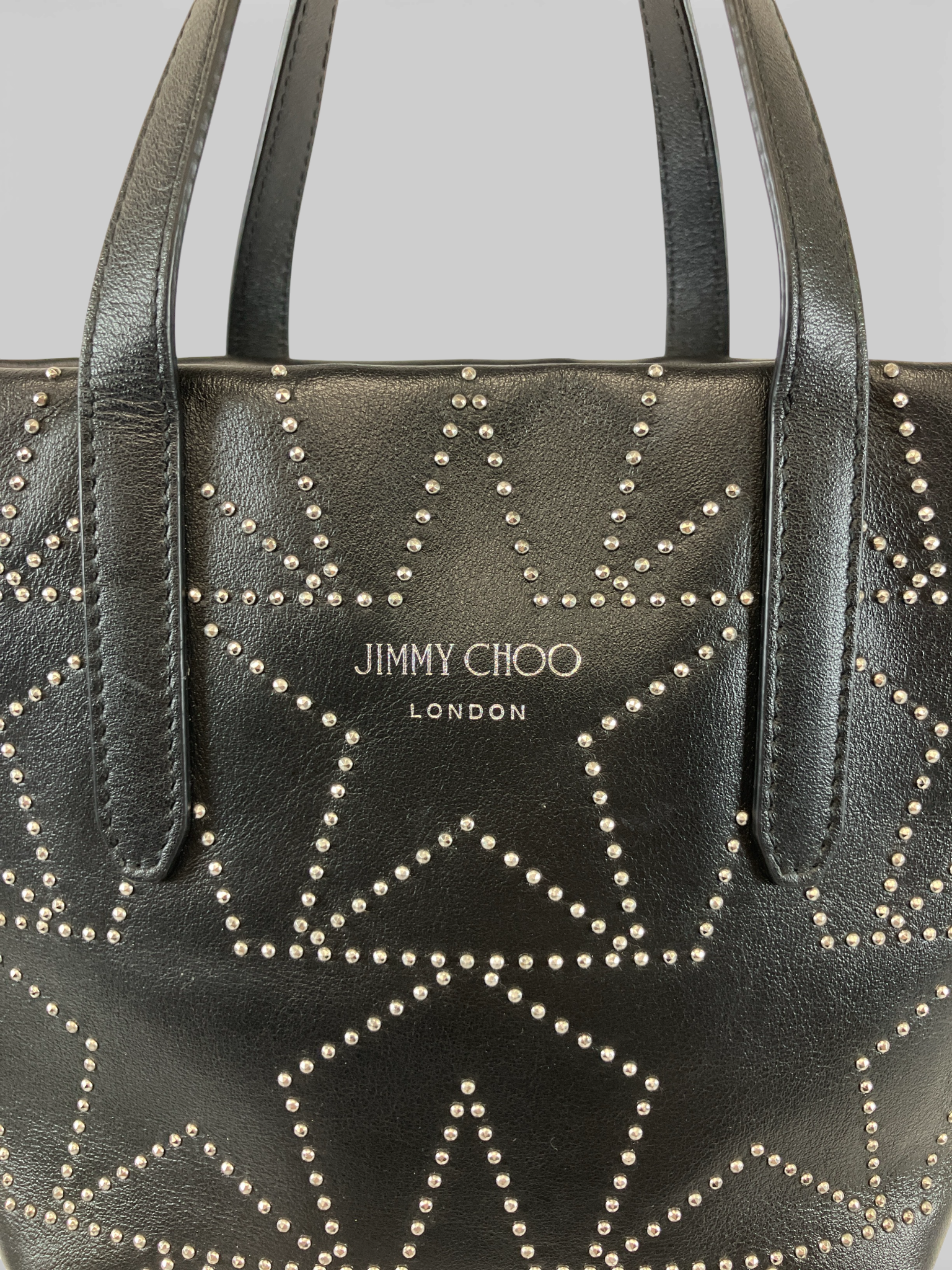 JIMMY CHOO　ジミーチュウ　2way　ショルダーバッグ　ハンドバッグ　スタッズ　スター