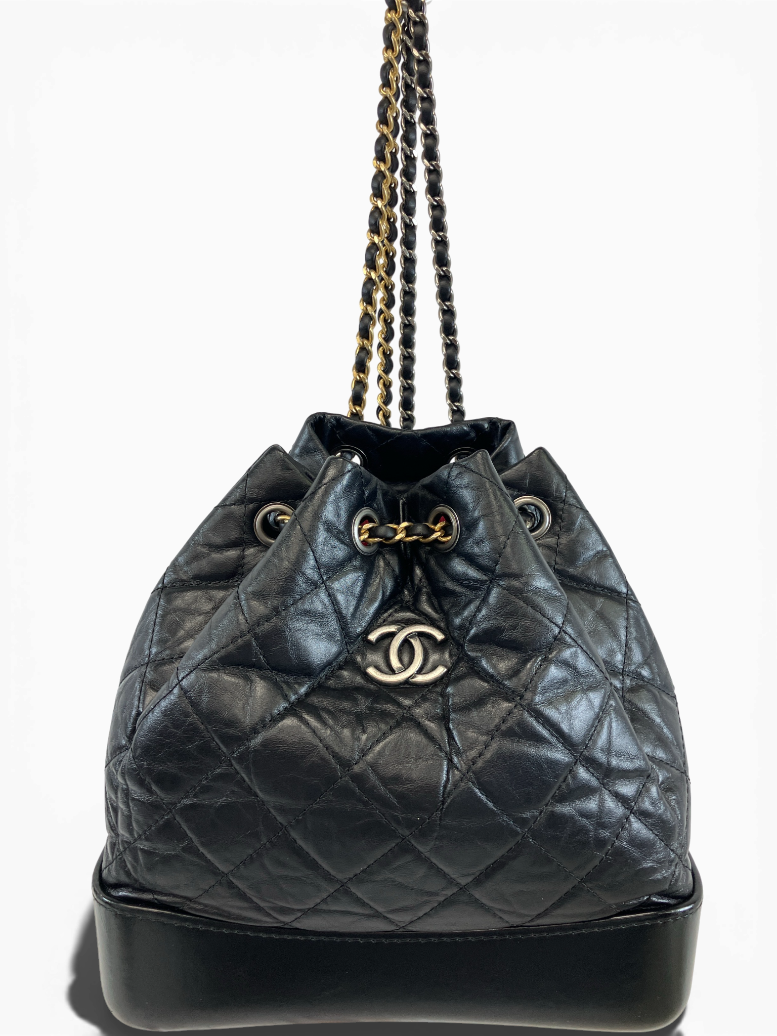 CHANEL マトラッセ チェーン バックパック リュックサック シャネル