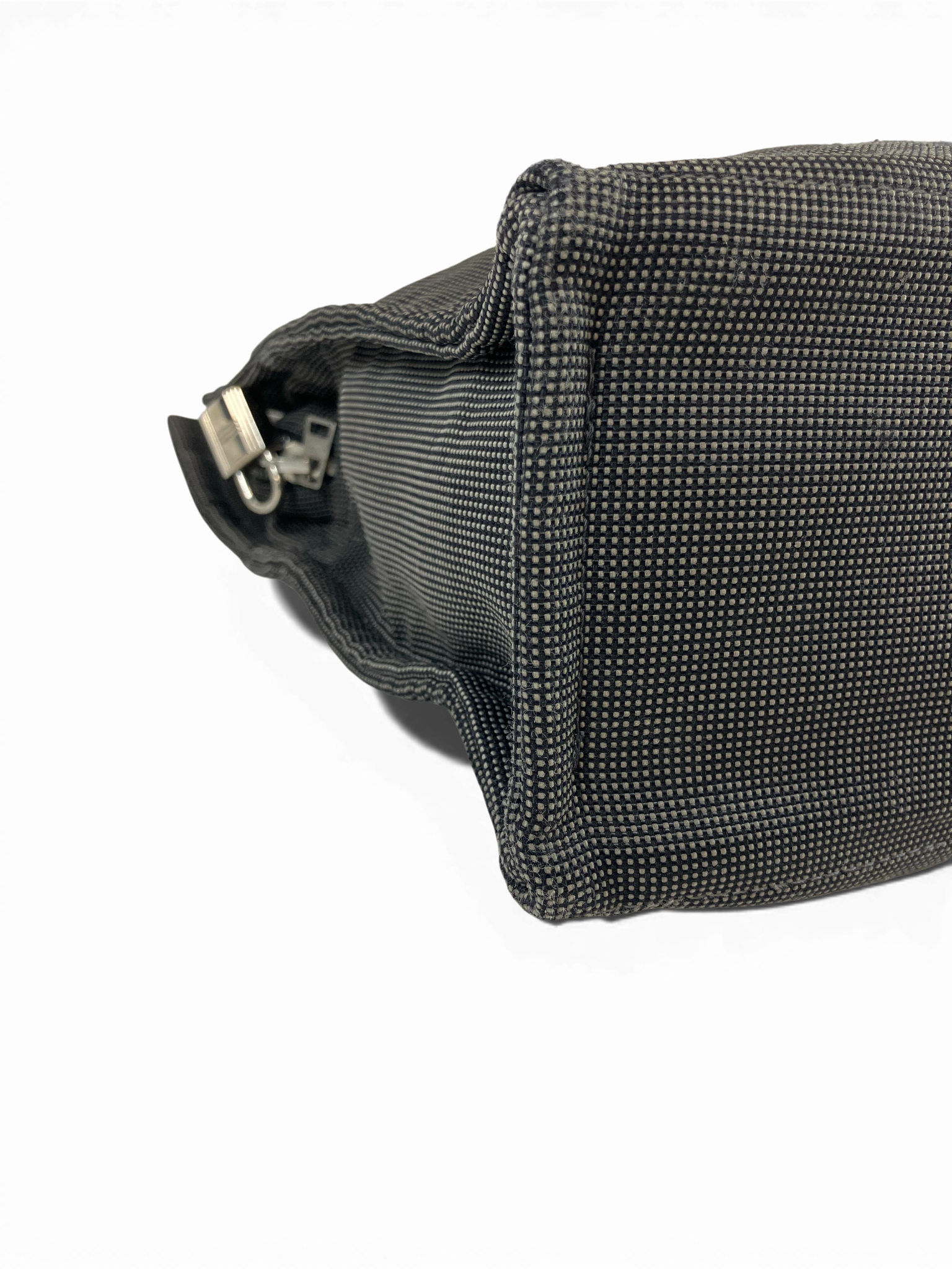 HERMES エルメス エールラインMM トートバッグ キャンバス グレー