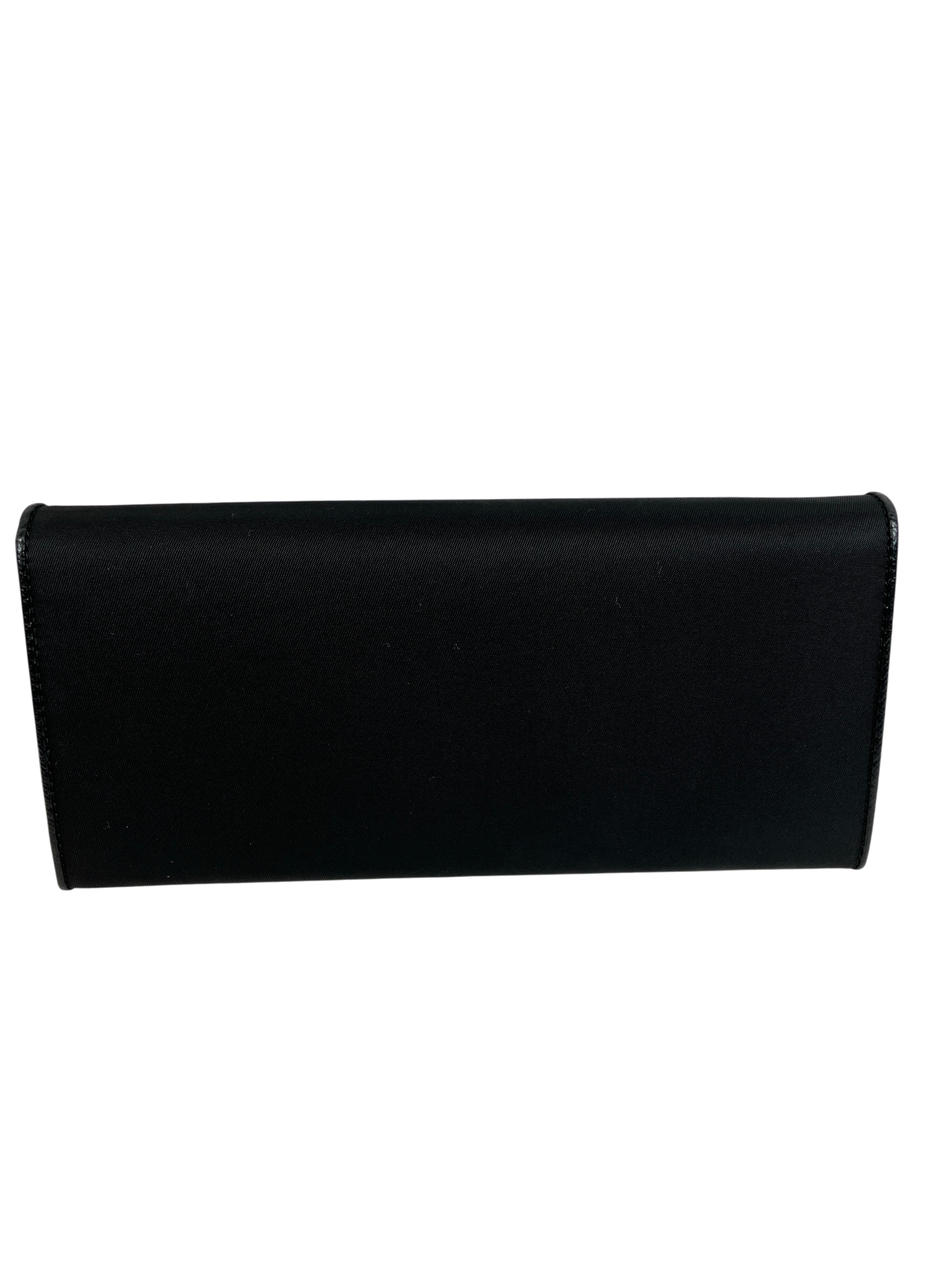 PRADA プラダ サフィアーノ トライアングル 長財布 ロングウォレット ブラック