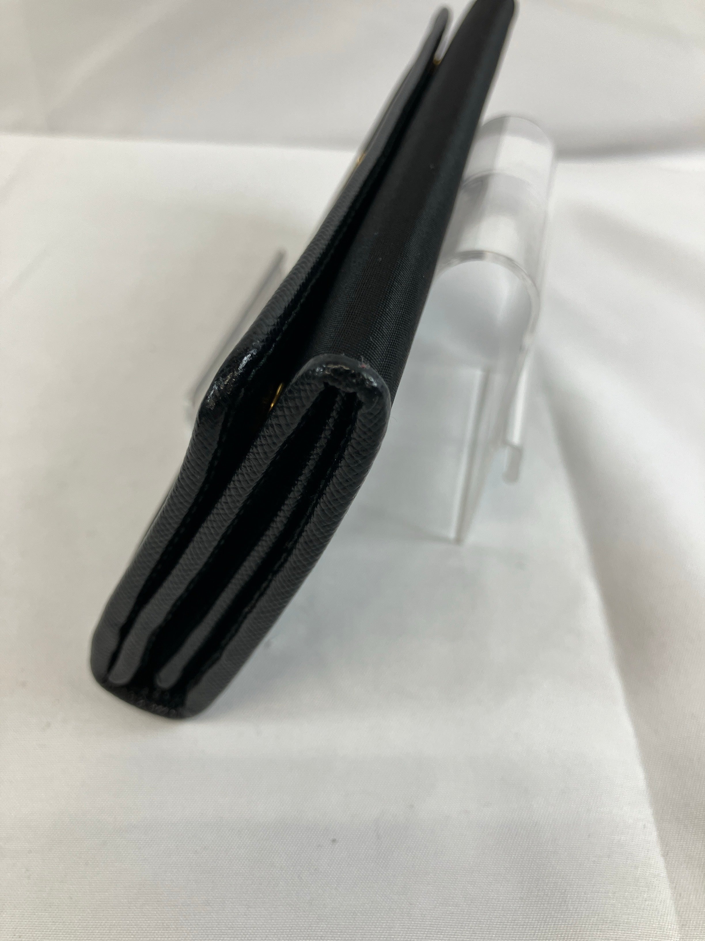 PRADA プラダ サフィアーノ トライアングル 長財布 ロングウォレット ブラック