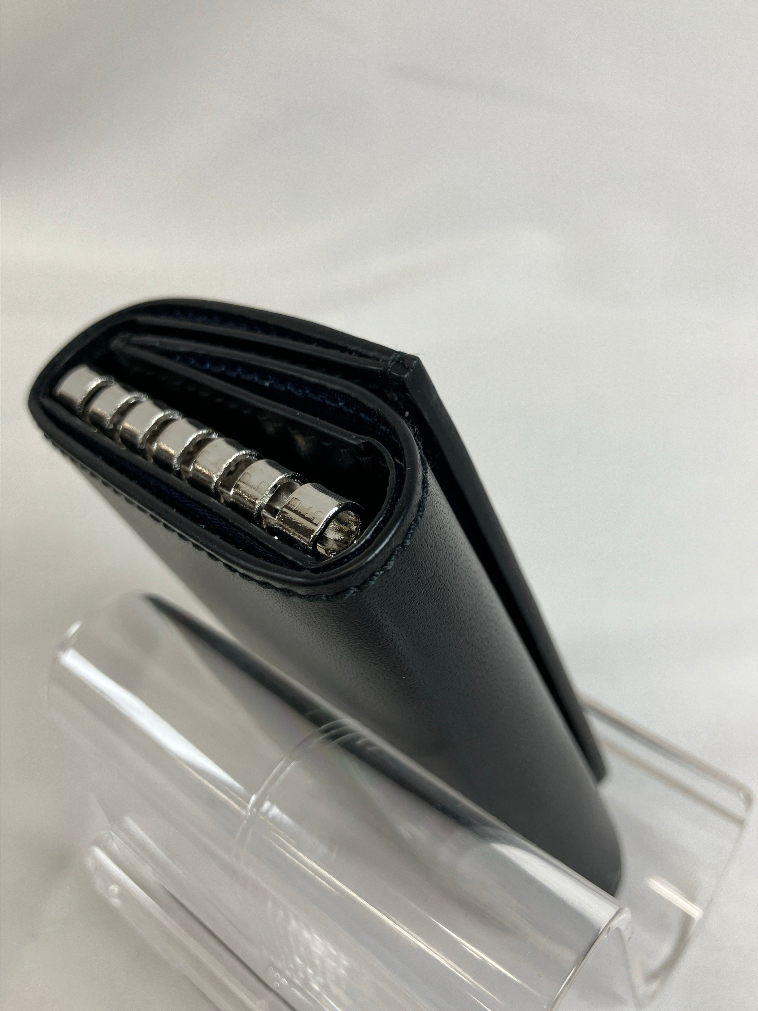 FERRAGAMO フェラガモ キーケース ６連 ロゴ型押し ブラック レザー