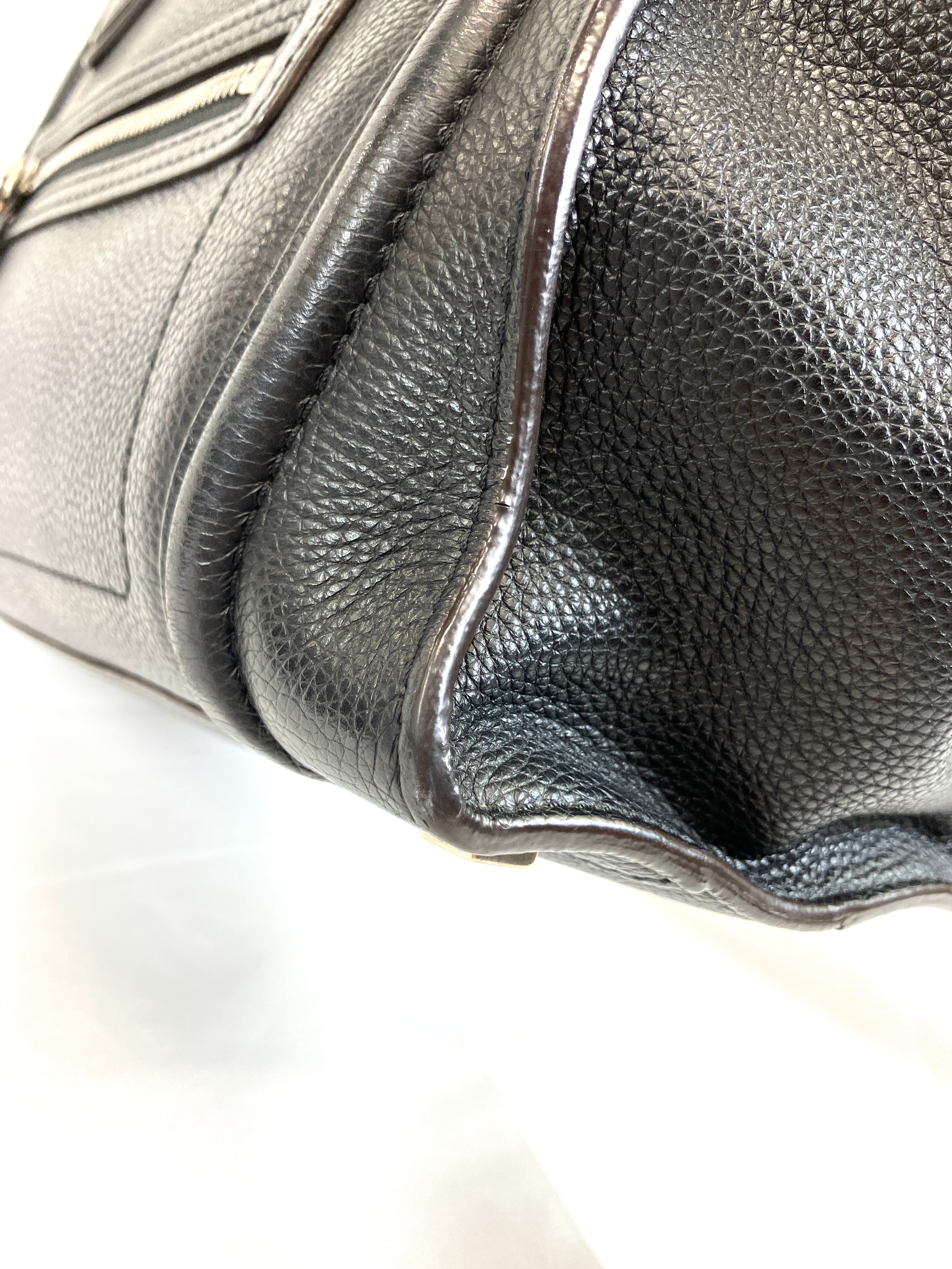 CELINE セリーヌ ラゲージ マイクロショッパー ハンドバッグ ブラック