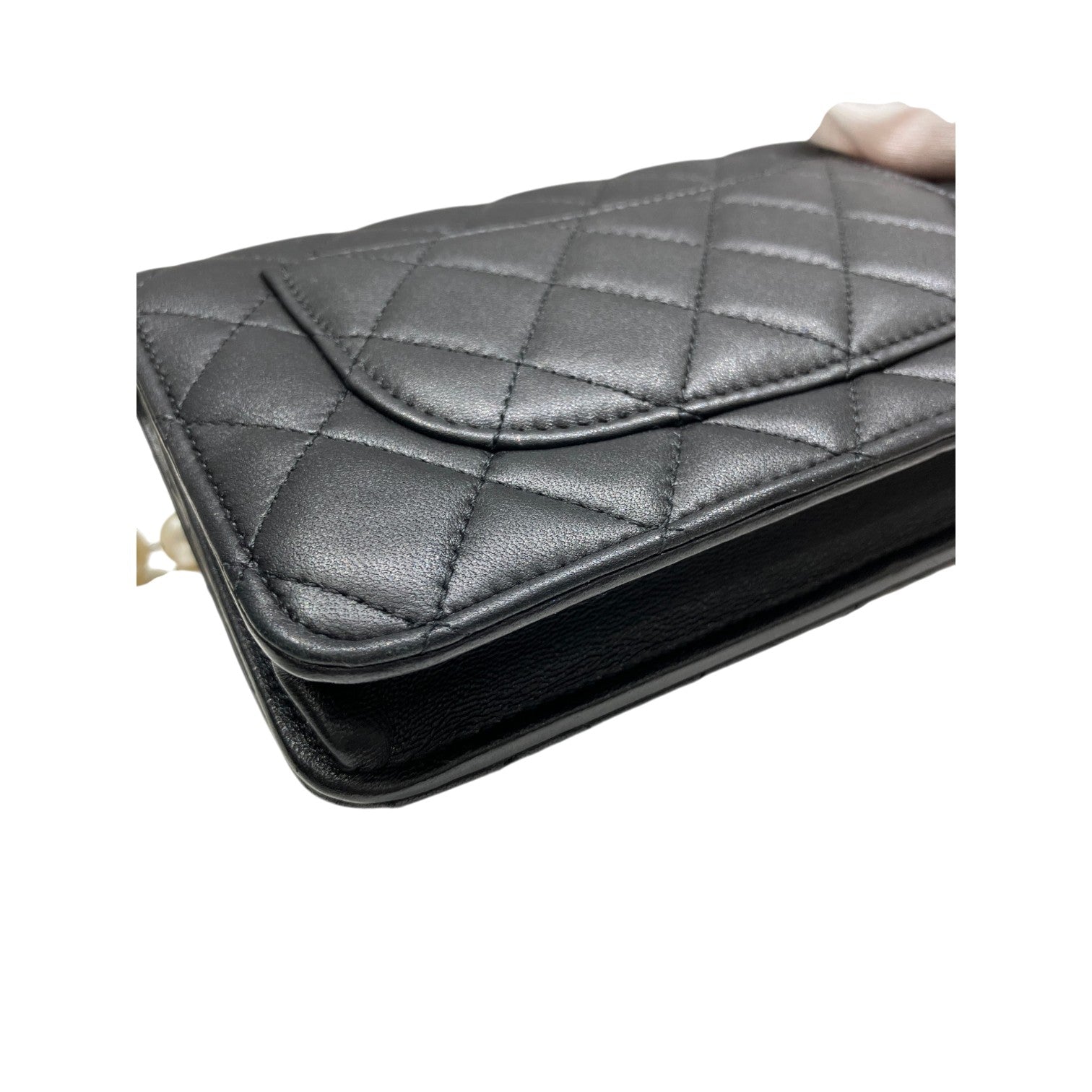 CHANEL シャネル チェーンウォレット ショルダーバッグ パールチェーン